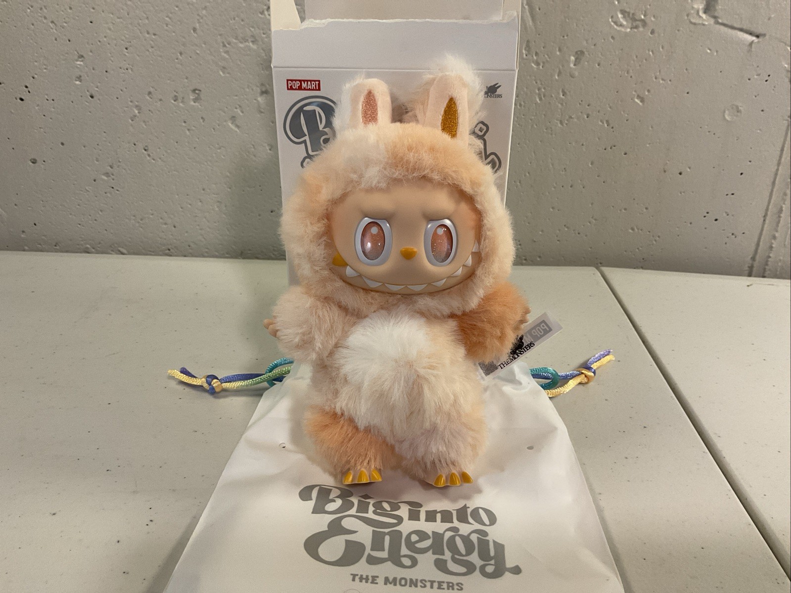 Labubu Big Into Energy Opened Box Happiness Authentic Pop Mart