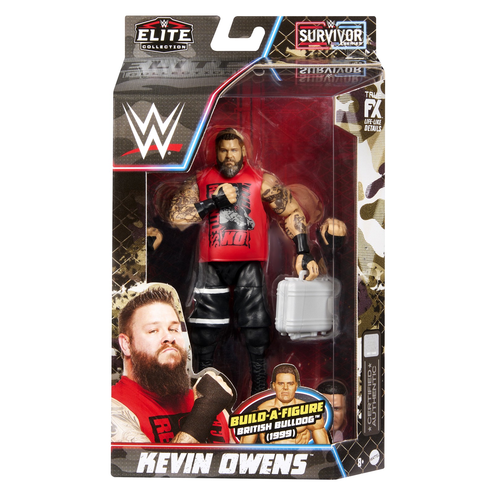 Kevin Owens – WWE Elite Survivor Series 2023 Mattel Toy Wrestling Figure
