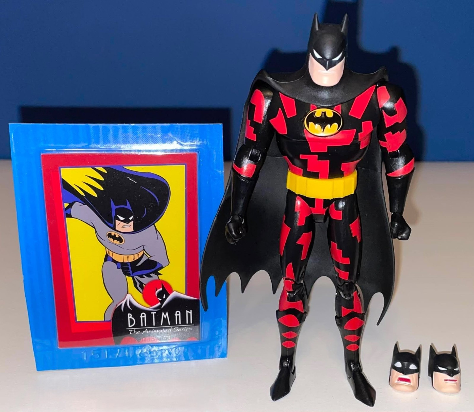 McFarlane DC Batman Animated Series BATMAN 7&Prime; Platinum Chase Figure Clock King