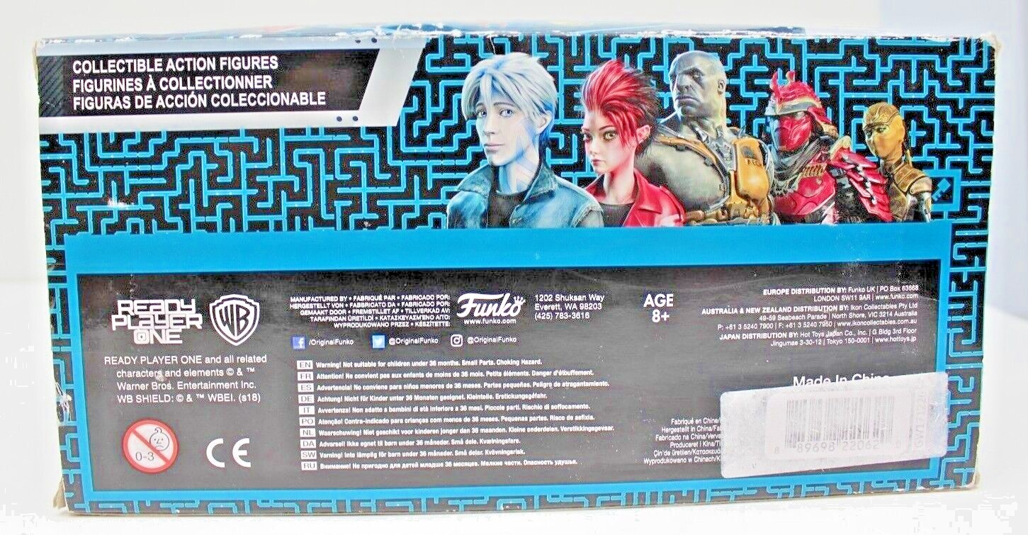 Funko Ready Player One 4 Pk Action Figure Set- Parzival Art3mis Aech & I-Rok NIP