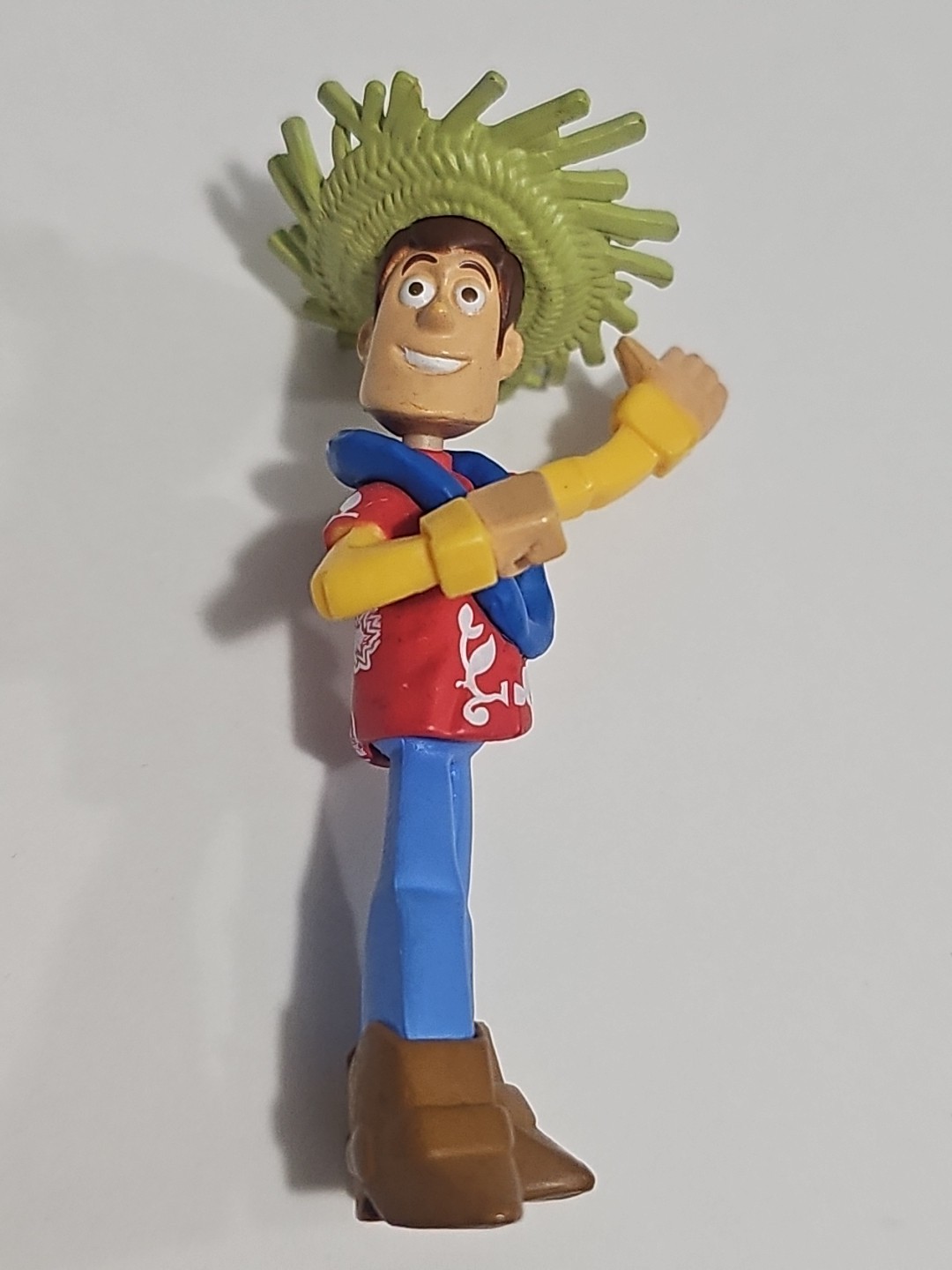 Disney Toy Story 4 Woody 3&Prime; Mini Figure Figurine Mattel island shirt straw hat