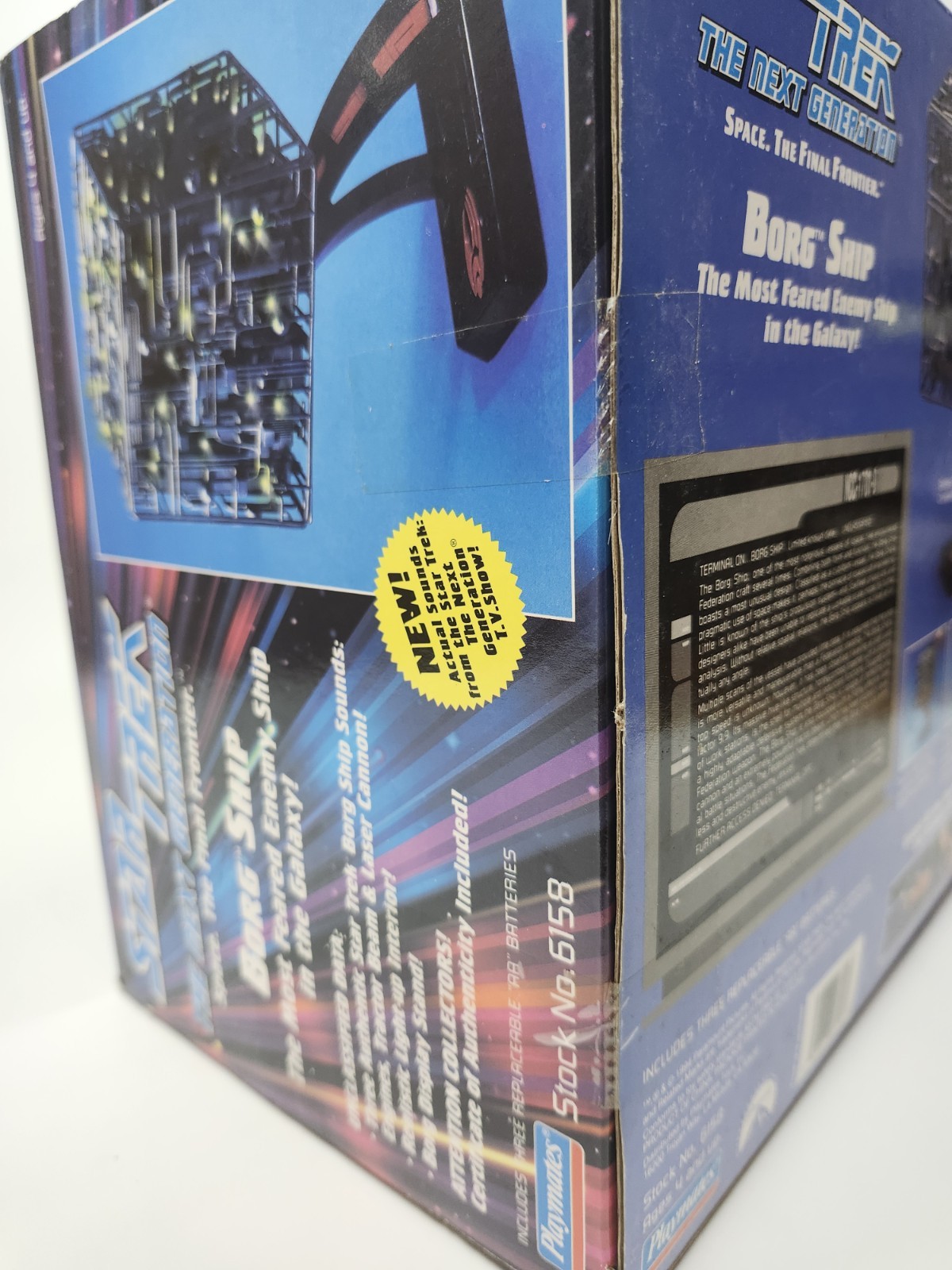 Star Trek The Next Generation BORG SHIP Cube 1994 Playmates Vintage Sealed NEW