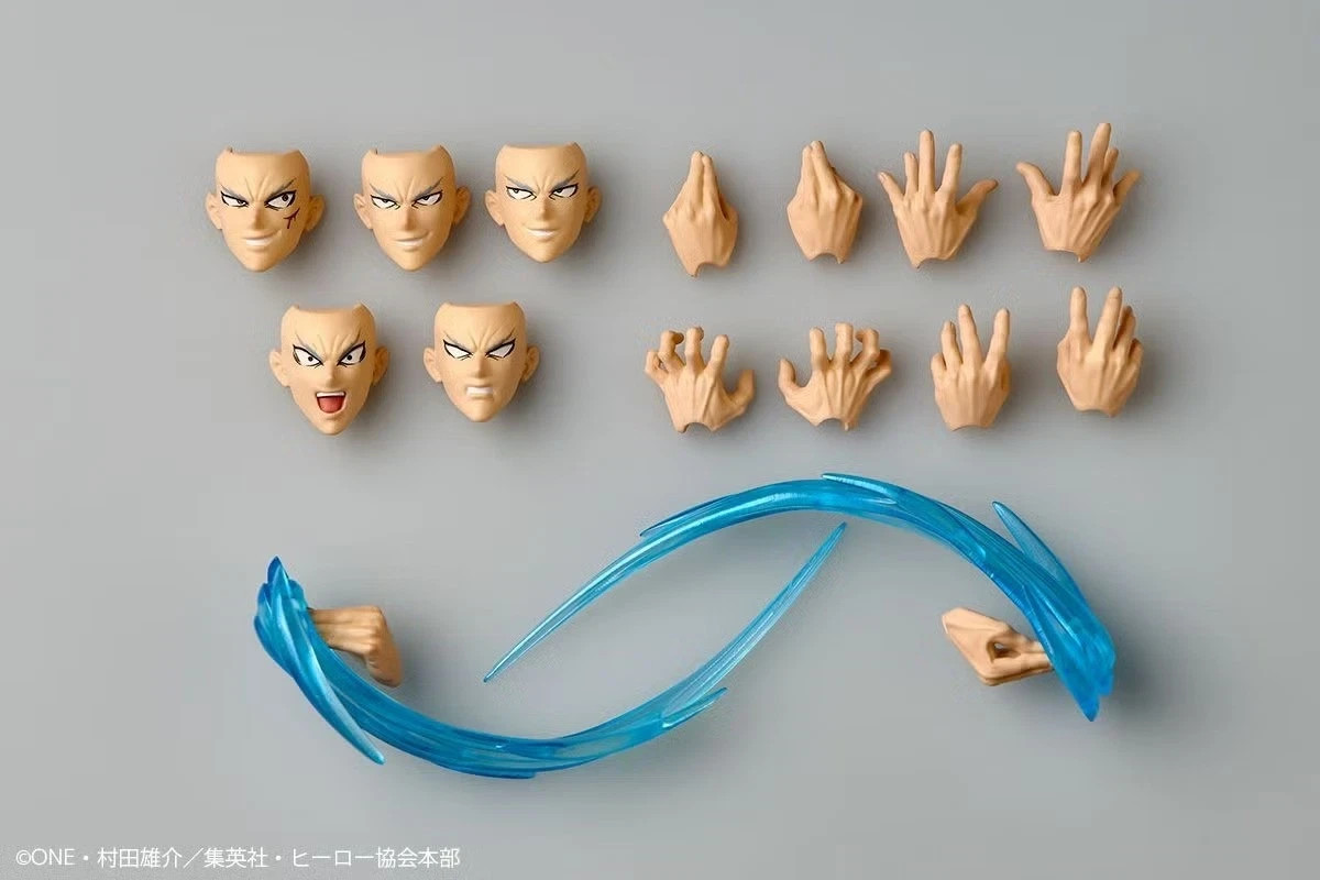 Kaiyodo Revoltech Amazing Yamaguchi Garou One Punch Man Action Figure with Bonus