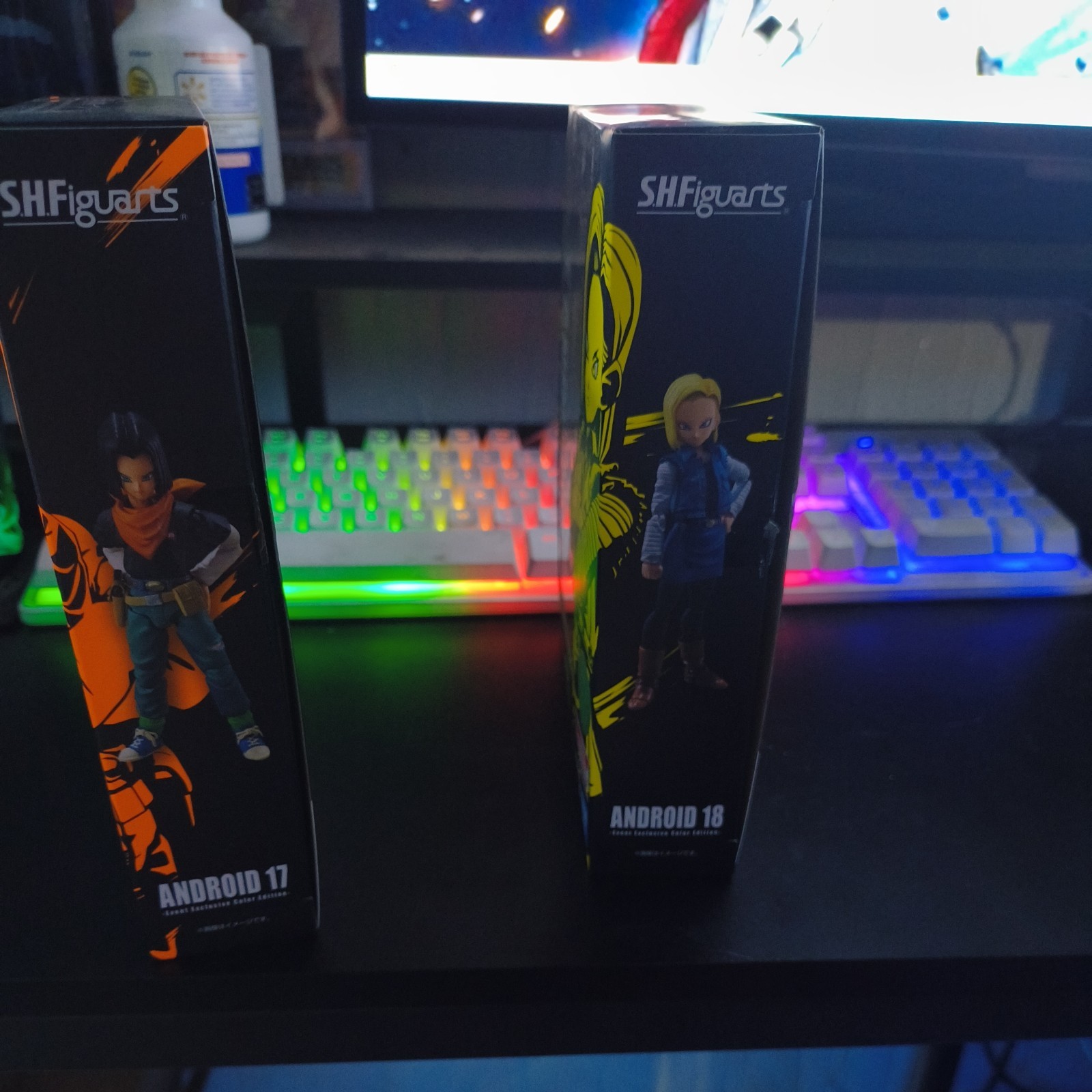 S.H. Figuarts Android 17 & Android 18 Dragon Ball Z DBZ Event Exclusive