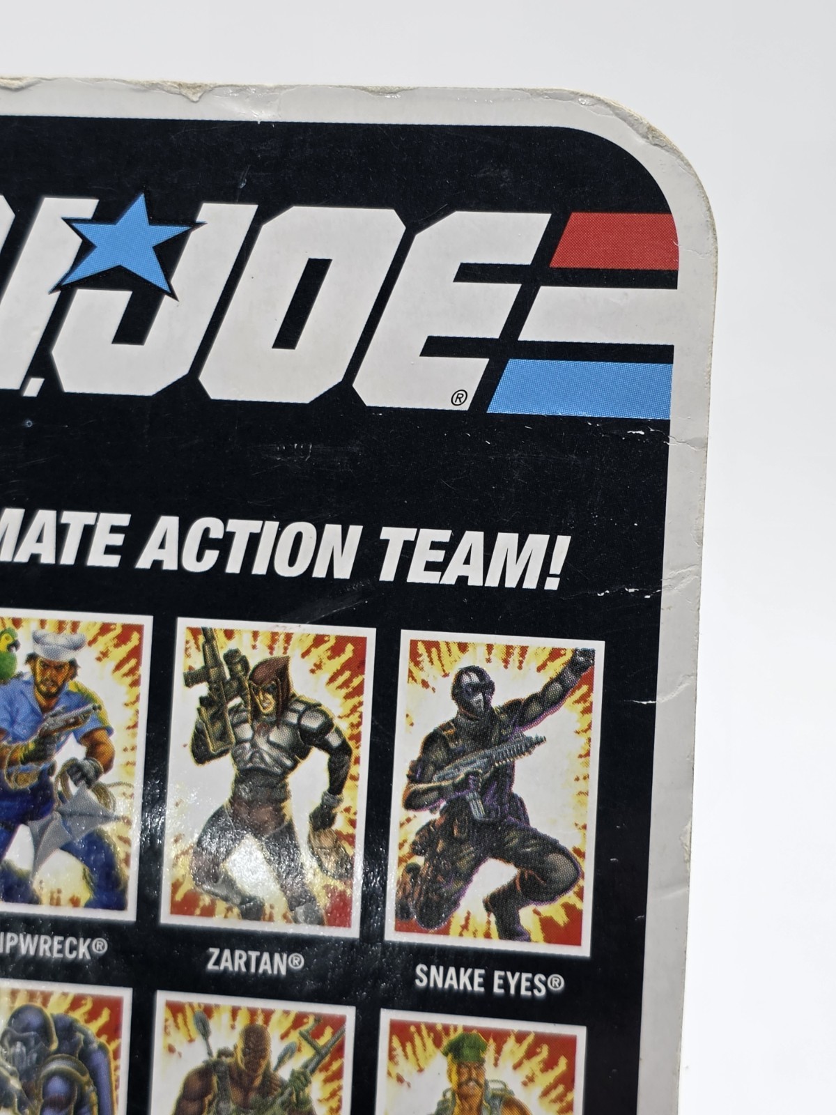 G.I. Joe 2008 Anniversary Cobra Commander Figure New Card Wear