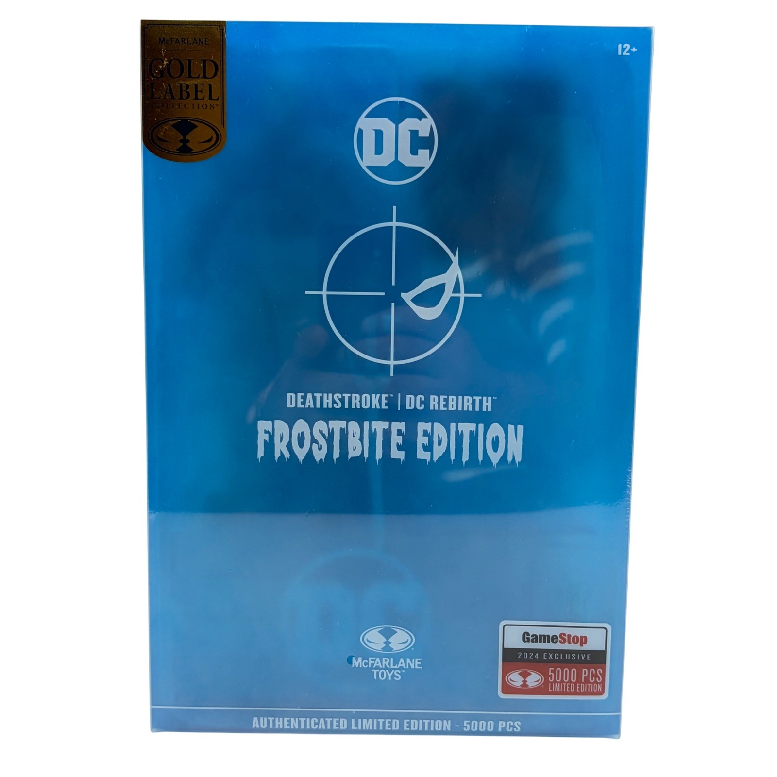 McFarlane DC Multiverse Deathstroke Frostbite Edition Gold Label GameStop 1/5000