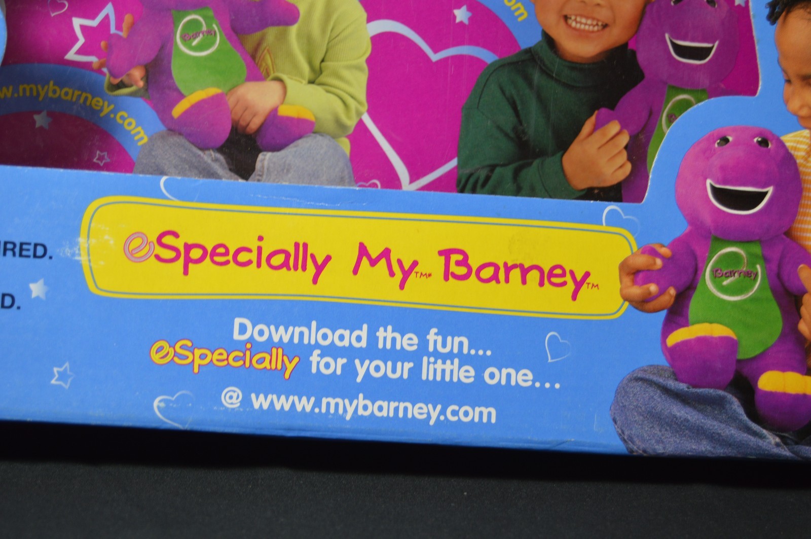 Playskool eSpecially My Barney Plush 2000 in Original Box w/ Cord & Instructions
