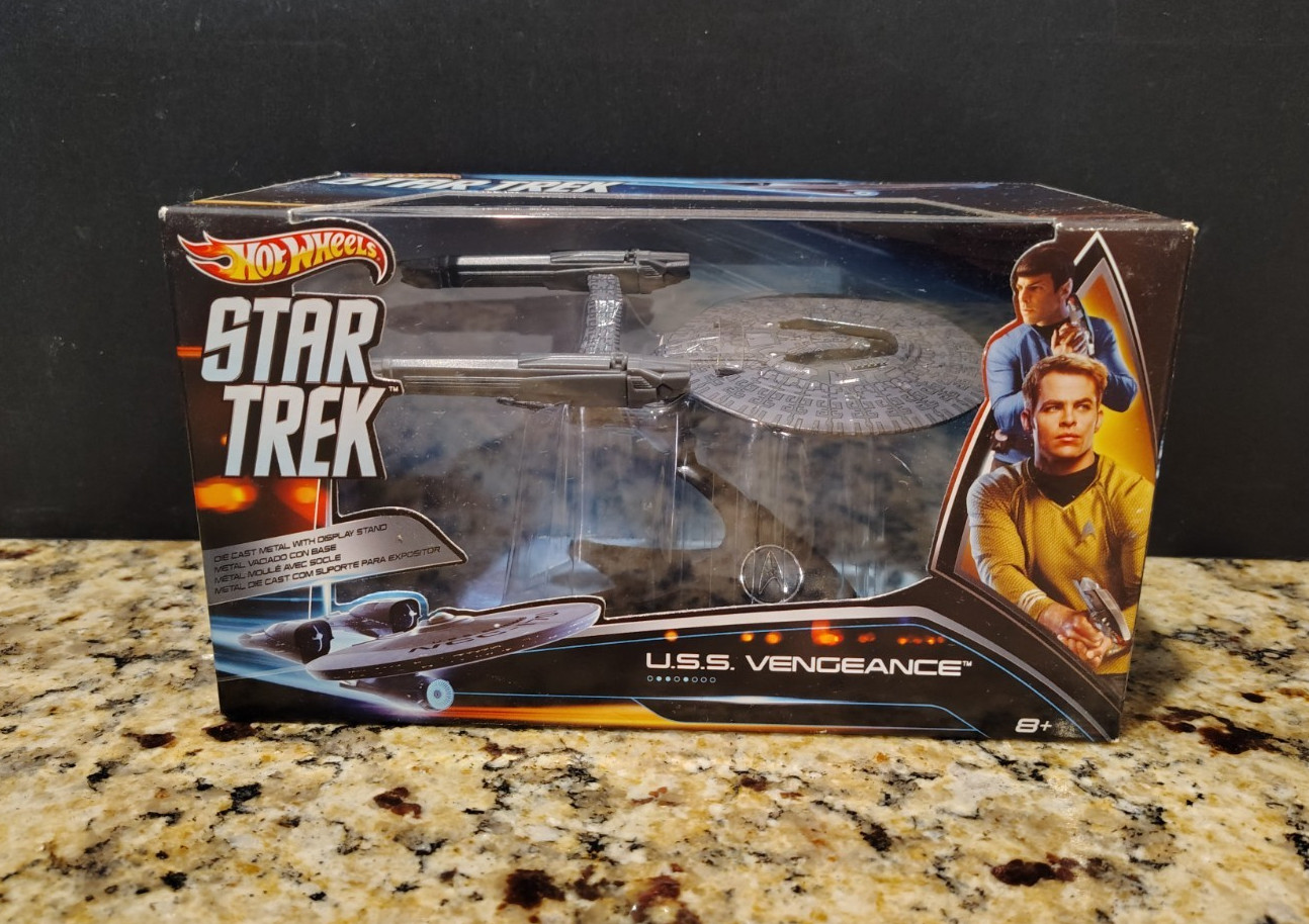 U.S.S. Vengeance USS 2013 Star Trek HOT WHEELS Die Cast Mattel NEW MIB