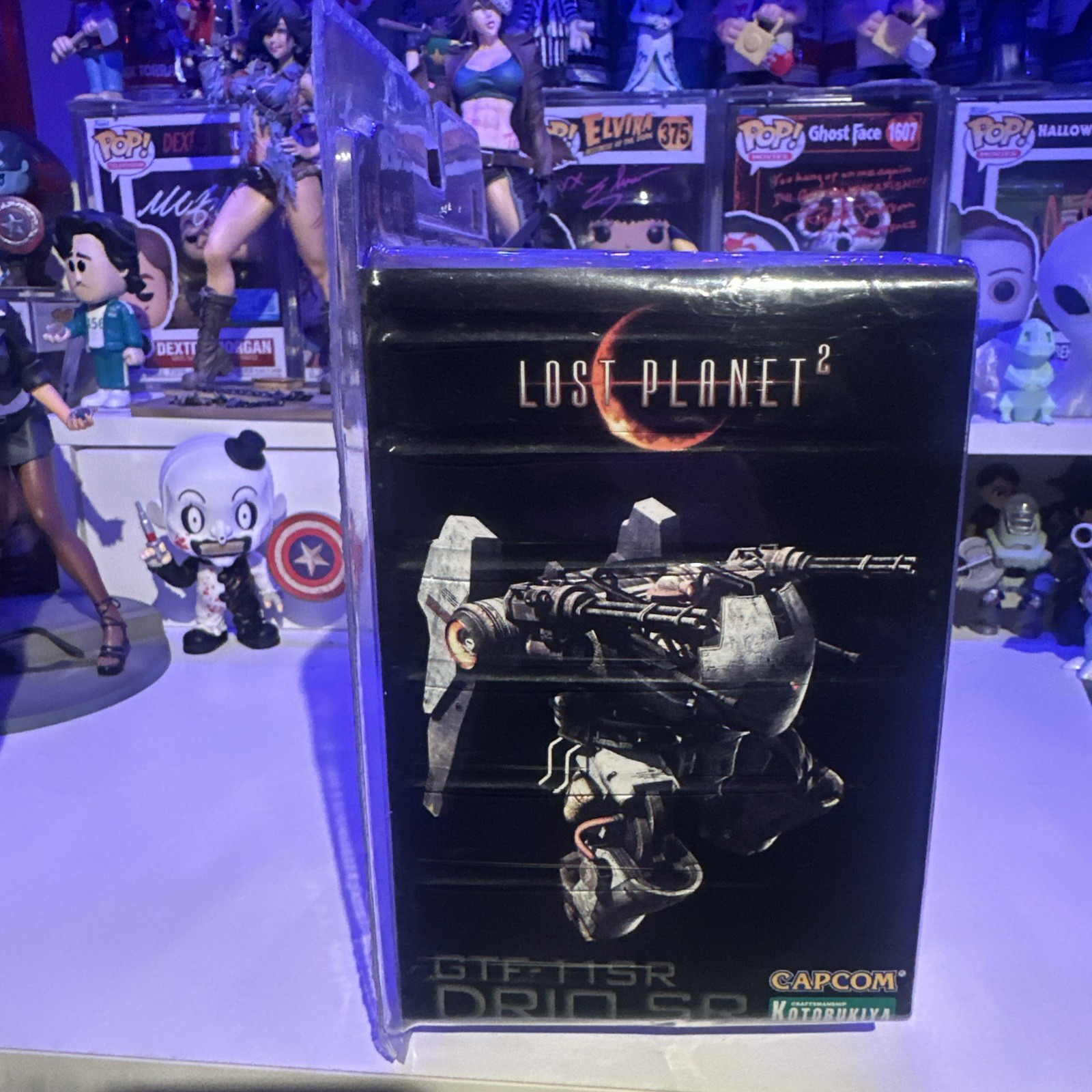 RARE Kotobukiya Capcom Lost Planet 2 GTF-11SR Drio SR Action Figure 2010 NEW