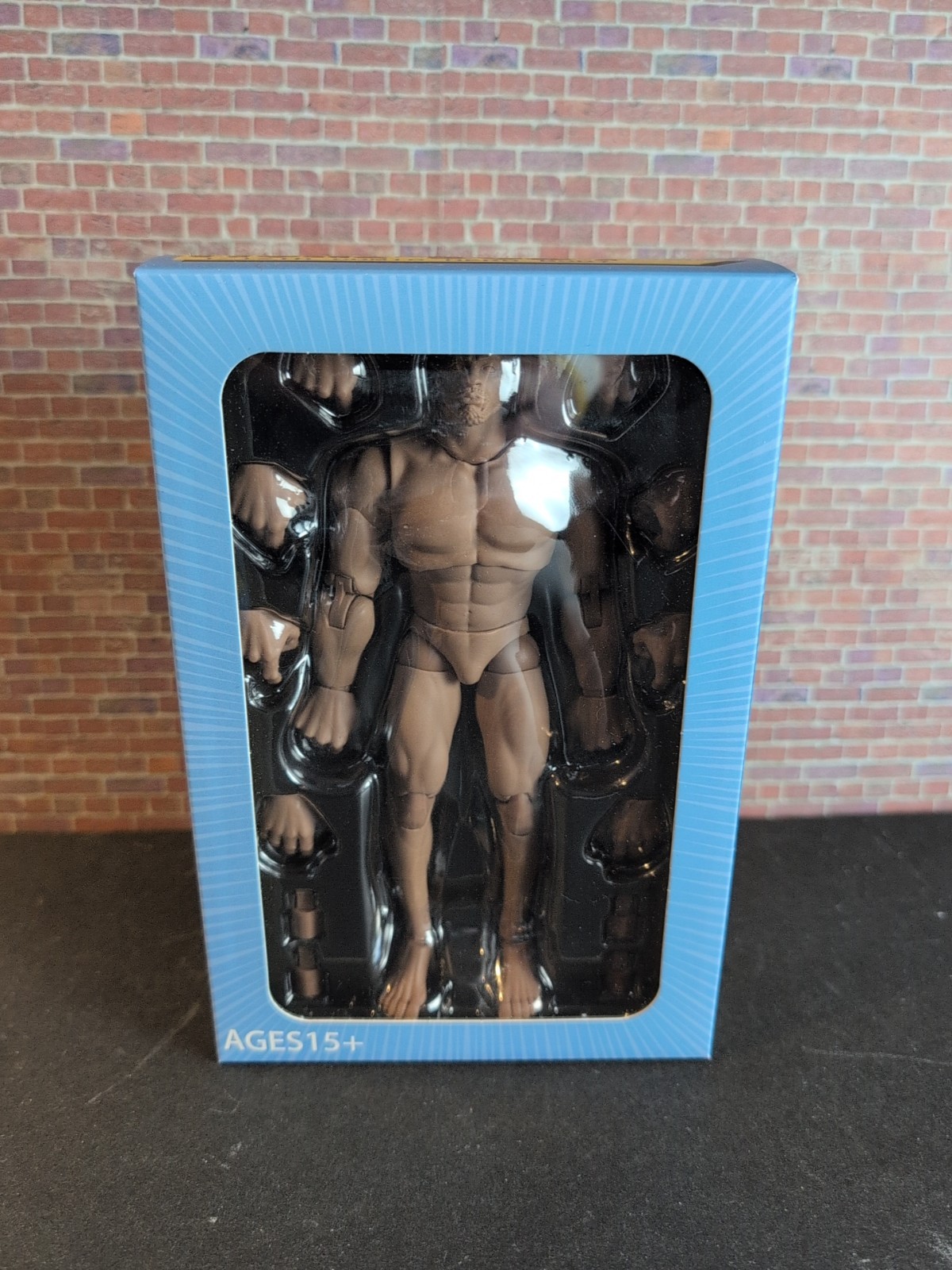 1/12 Scale Crazy Figure Comic Hero Body Black Verison Highly Articulated Figure