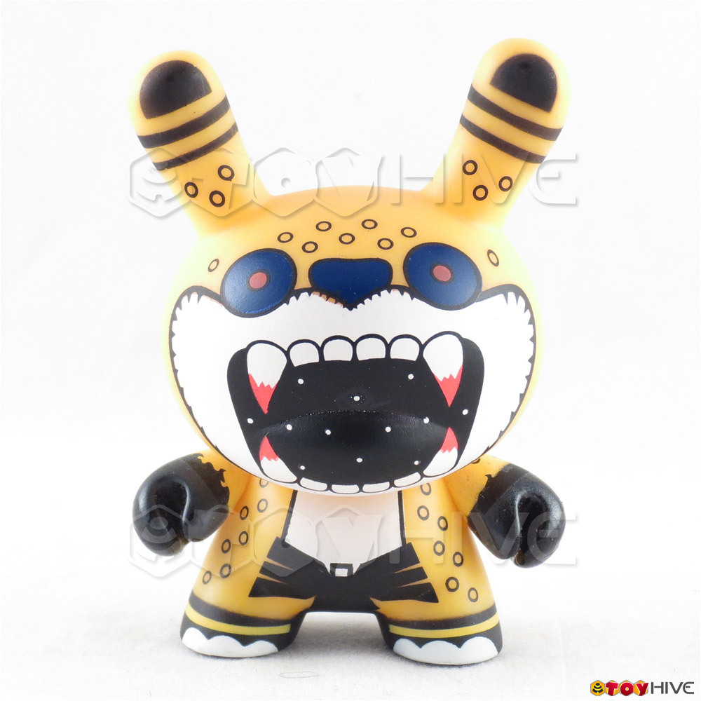Kidrobot Dunny 2007 Azteca Series 1 N.A.H.U.A.L. Jaguar vinyl figure