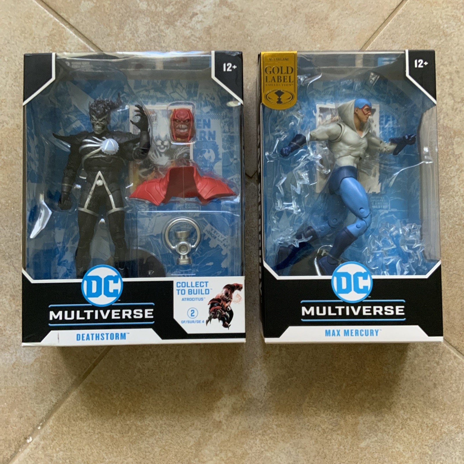 McFarlane Toys DC Multiverse Deathstorm & Max Mercury LOT