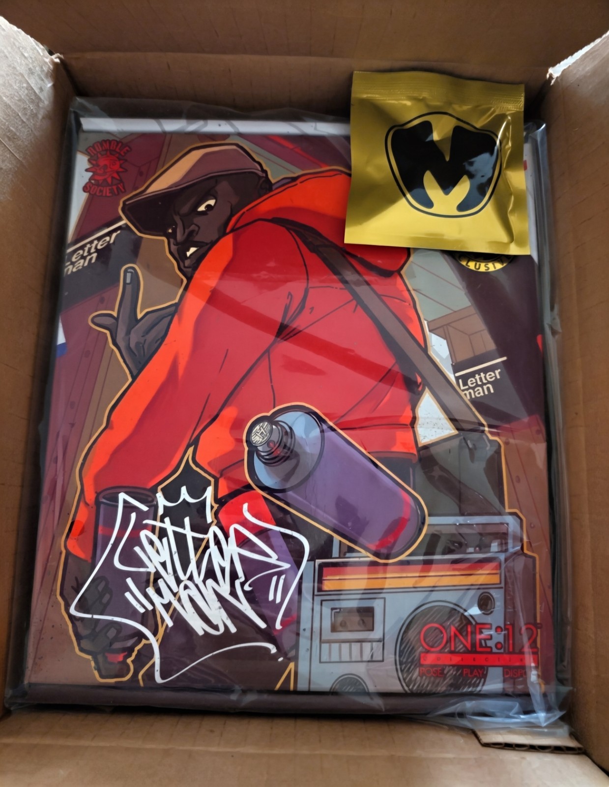Mezco One 12 Letterman Hoodz Exclusive Figure « NEW – US SELLER & I SHIP DAILY »