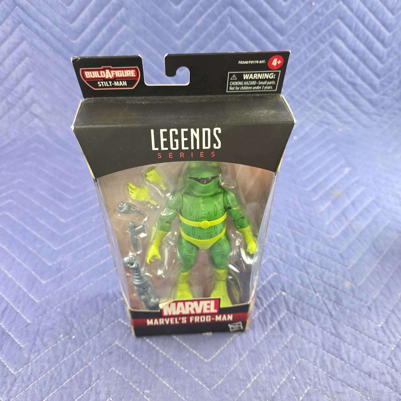 Marvel Legends 6&Prime; Frog-Man Action Figure (Stilt-Man BAF) – NEW/SEALED