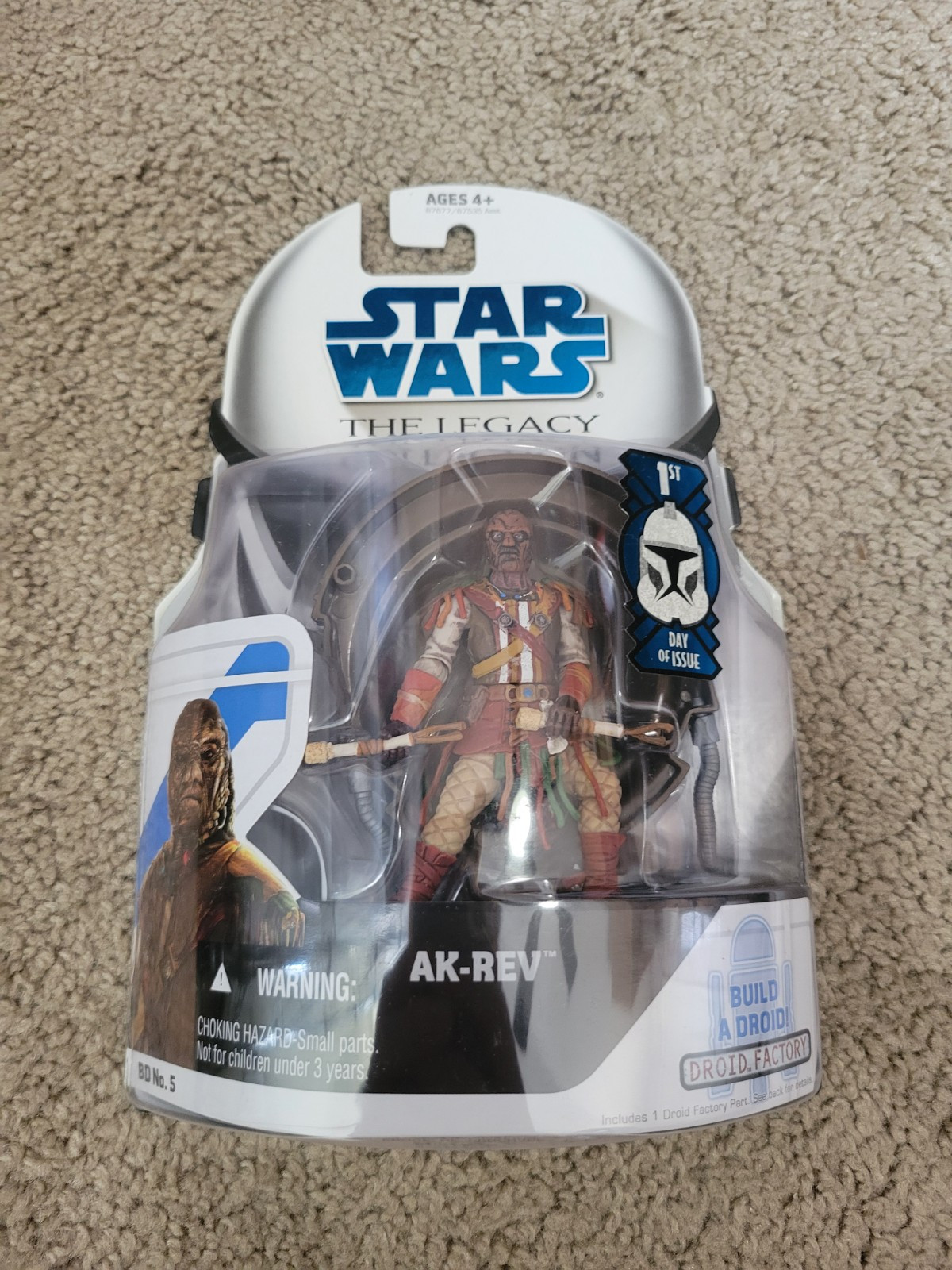 Sealed Ak-Rev 1st Day BD5 No.5 STAR WARS Legacy Collection
