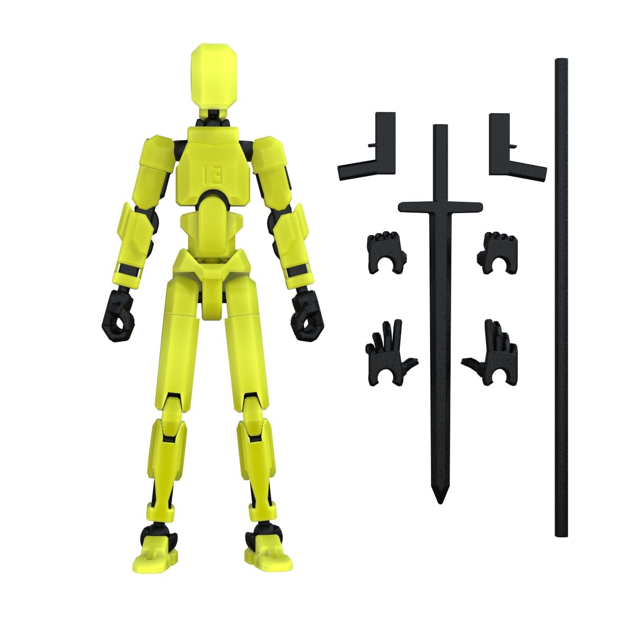 T13 3D Action Figure,Assembly Completed Dummy Nova Titan Lucky 13 Action Figu…