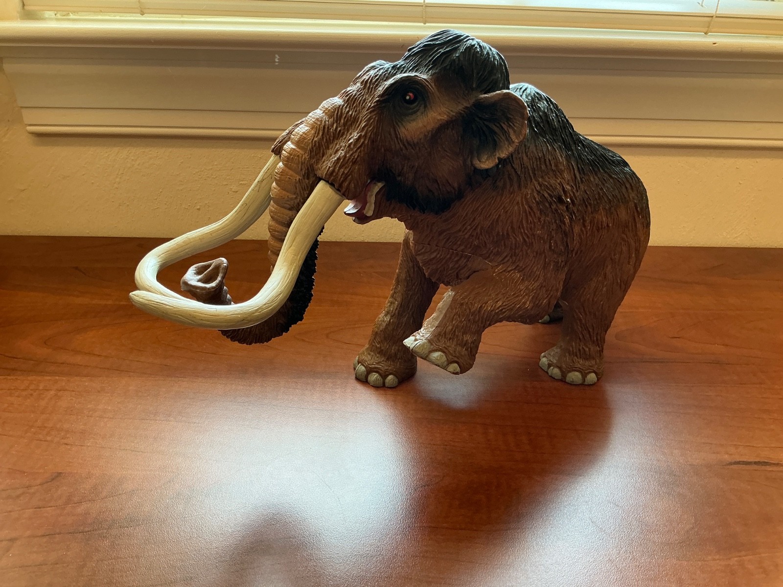 Chap Mei Wooly Mammoth Action Figure Moveable Head 15&Prime; Long 9&Prime; Tall Rare