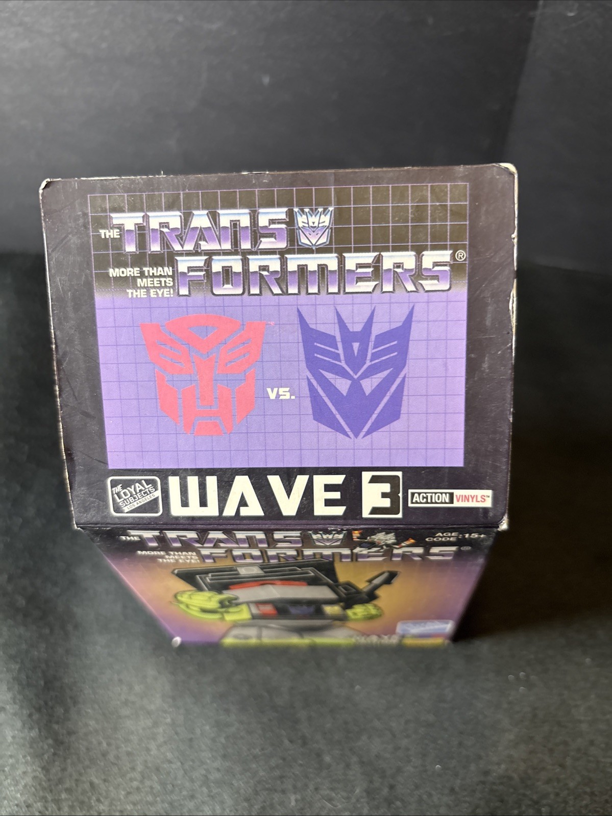 NEW NOB TRANSFORMERS The Loyal Subjects Vinyls Wave 3 Action Vinyl Rumble Figure