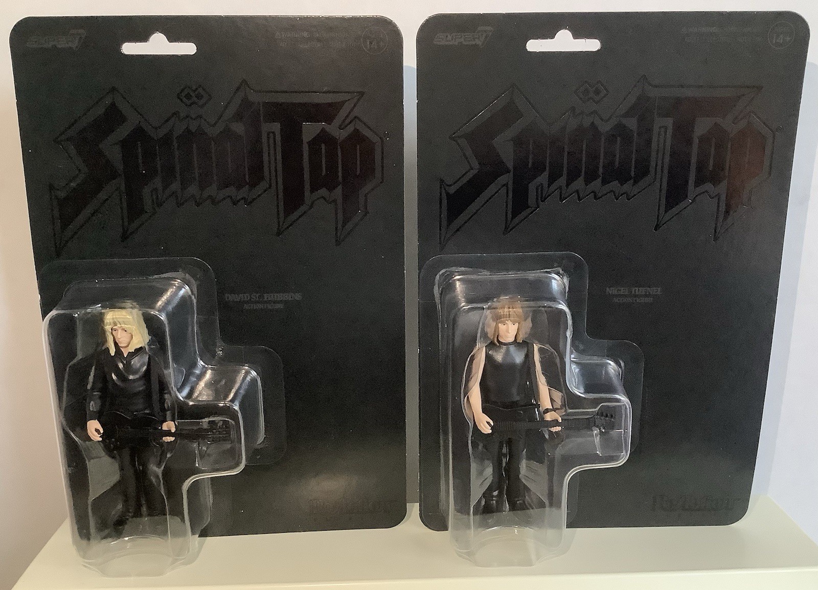 SPINAL TAP Nigel Tufnel & David St. Hubbins None More Black Reaction Figures