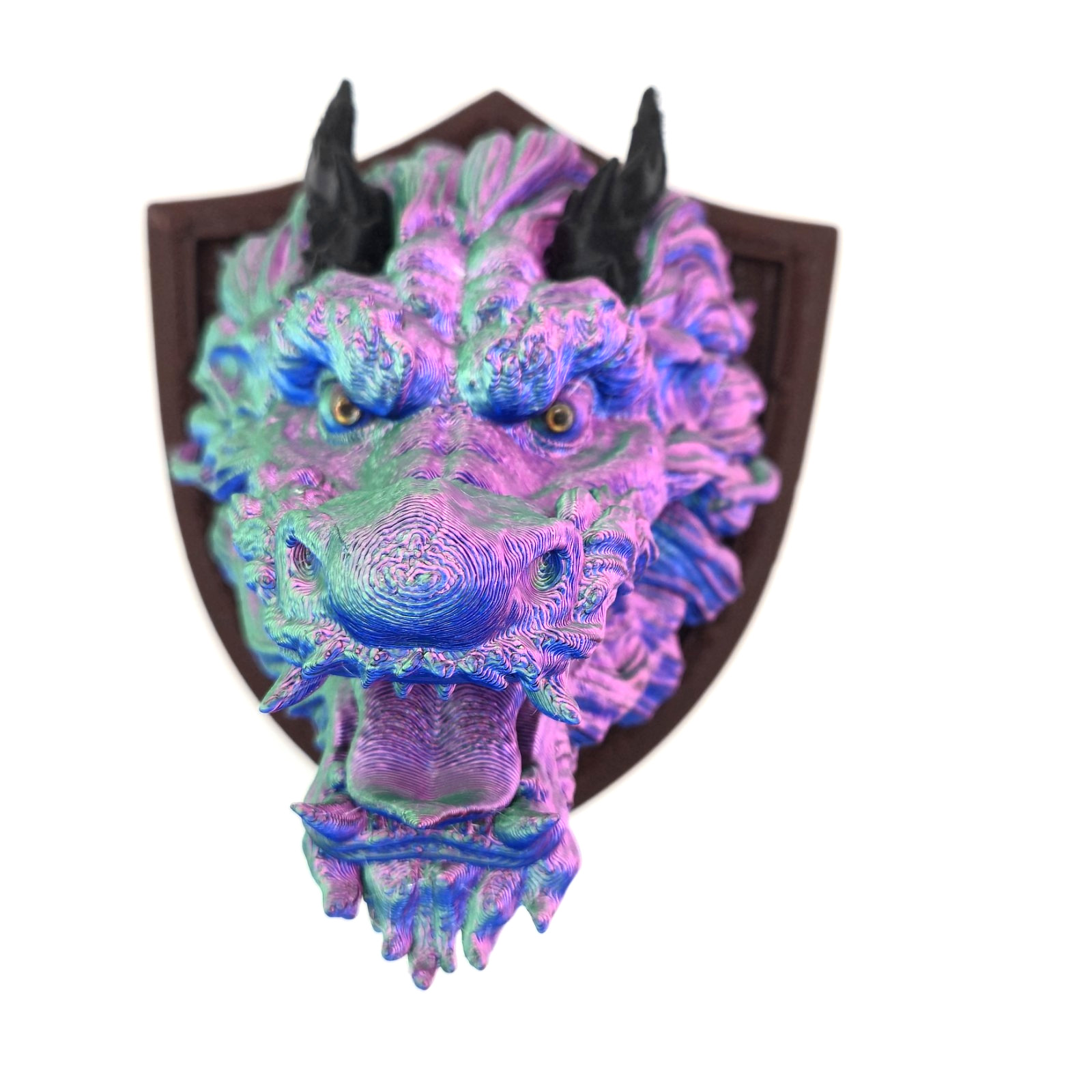Eastern Dragon Head Fantasy Trophy Collector Figure 3D Printed Handmade toy Gift