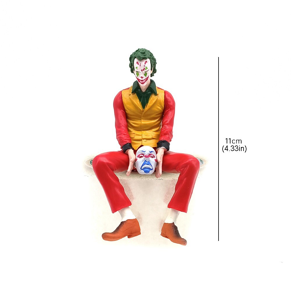 DC Comics Dark Knight Heath Ledger Joker Figure The Joker Car Mounted Decor Toys