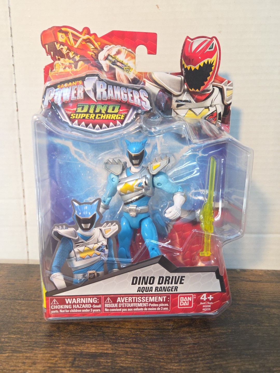 Power Rangers Dino Super Charge Dino Drive Aqua Ranger Figure 43235 James