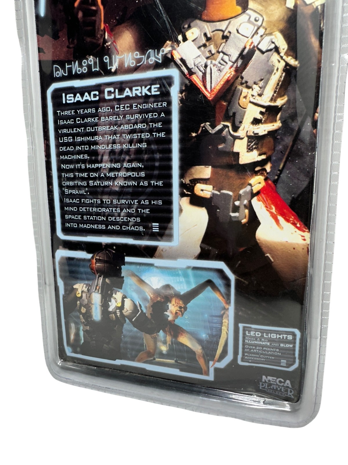 NECA Dead Space 2 ISAAC CLARKE LED Lights Player Select Action Figure – New