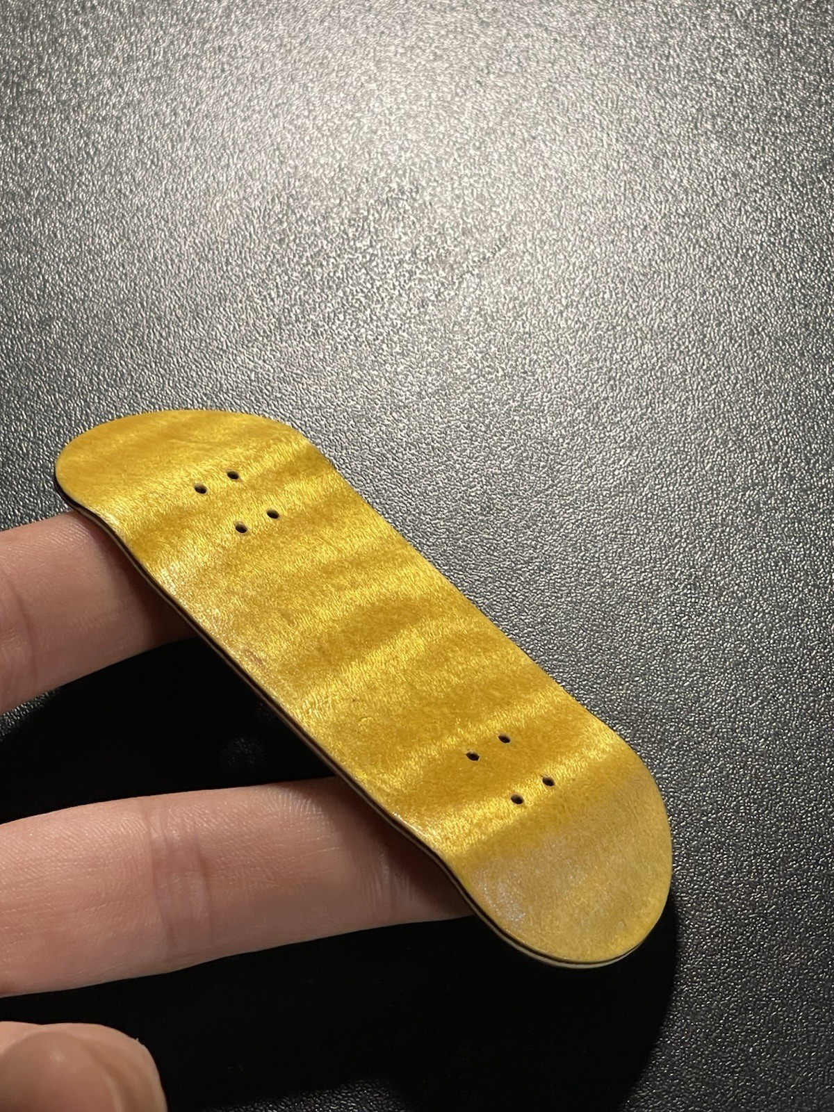 34mm Handmade Exotic Maple Wood Fingerboard Deck –100% Handcrafted in California