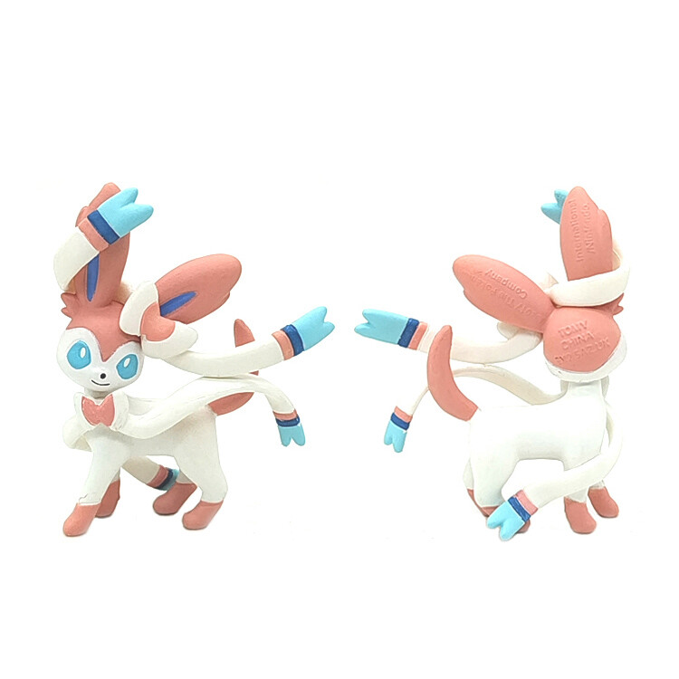 9pcs Eevee Evolution Action Figure Monster Collection Figurine No Box 2&Prime; 5cm