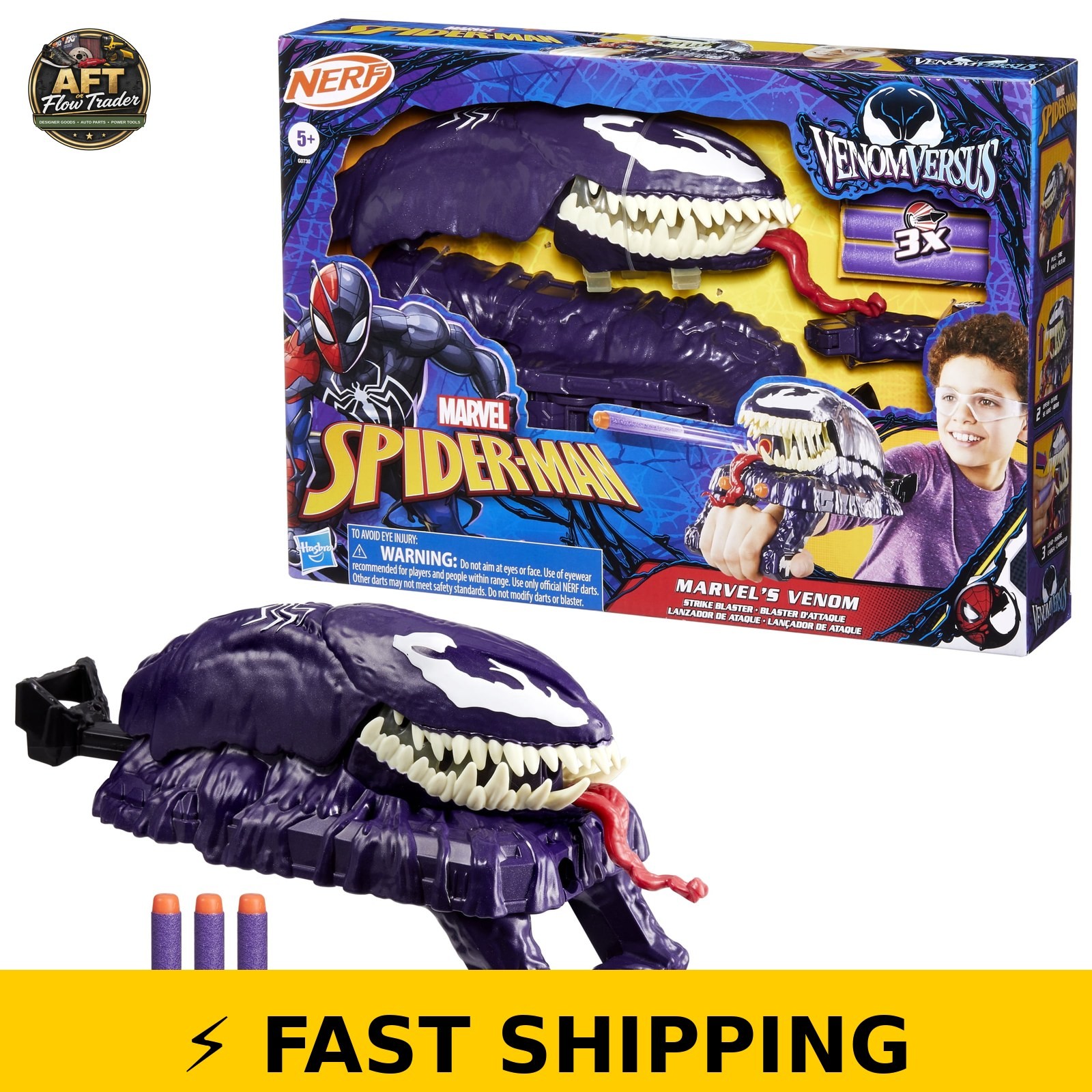 Spider-Man Venom Strike Blaster – Indoor Outdoor Super Hero Toy