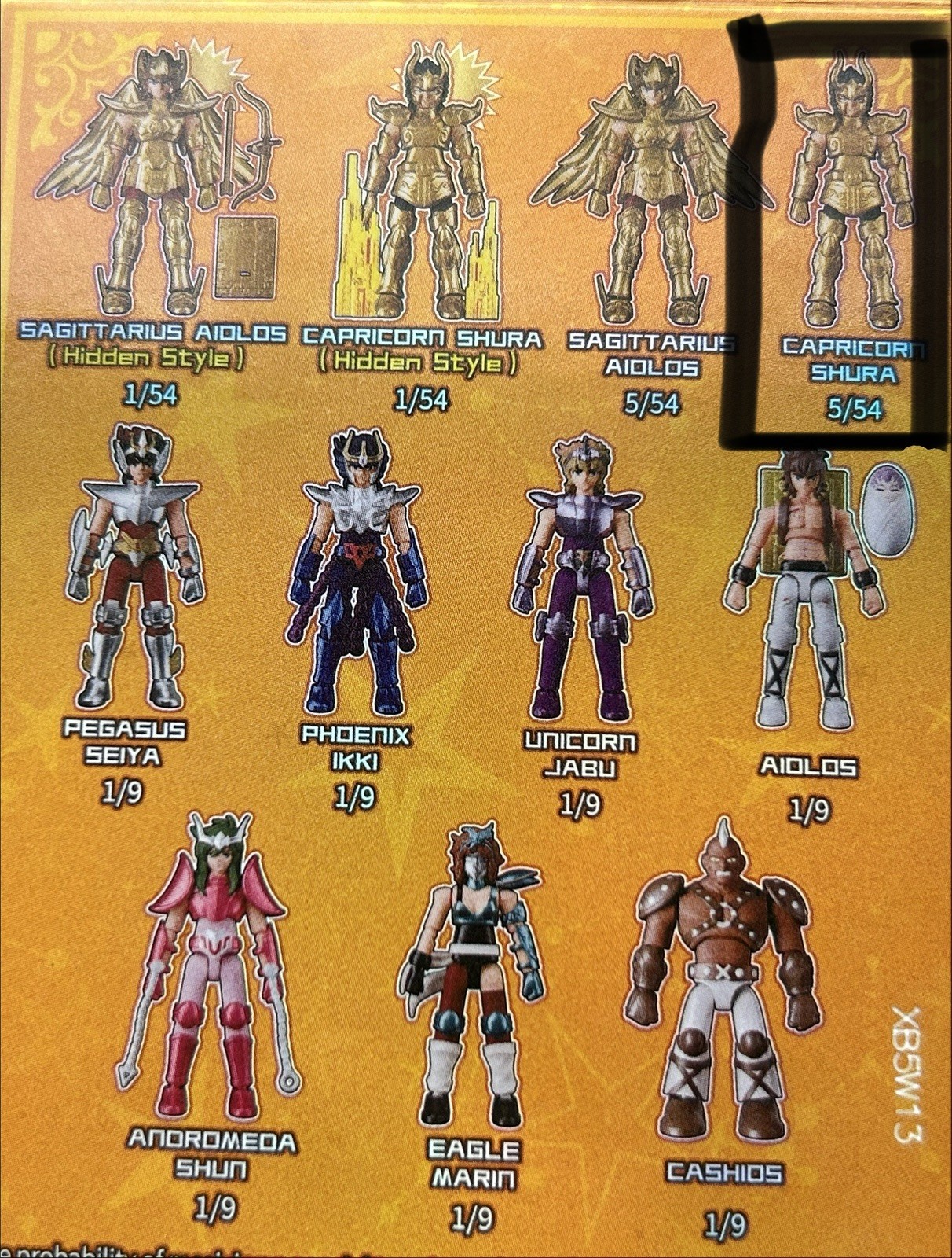 Blokees Saint Seiya GALAXY VERSION 01 Capricorn Shura Figure w/ Card Stand