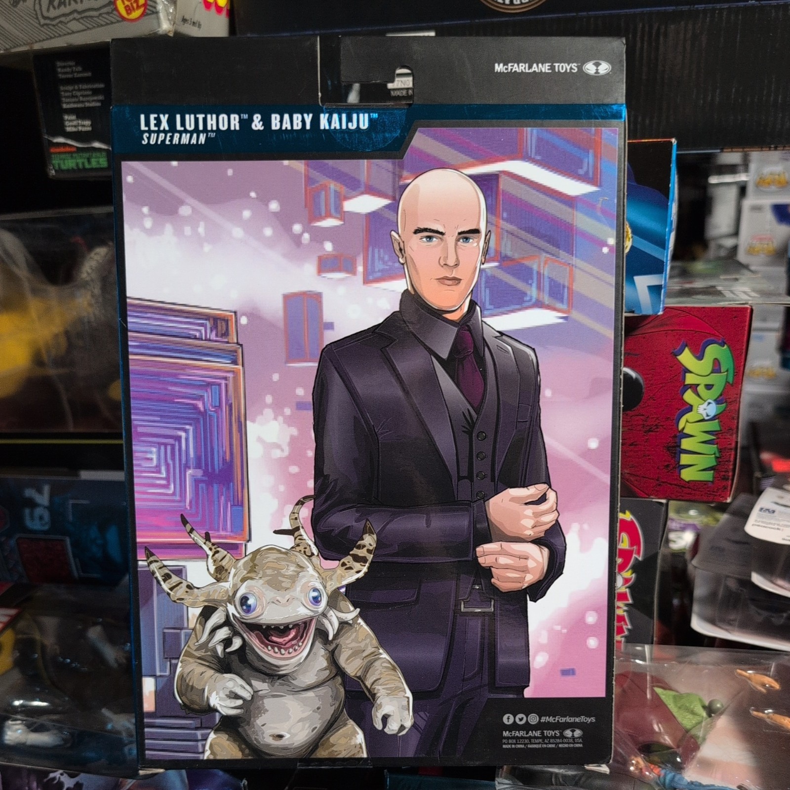DC McFarlane Collector Edition: Lex Luther w/Baby Kaiju (Superman Movie)