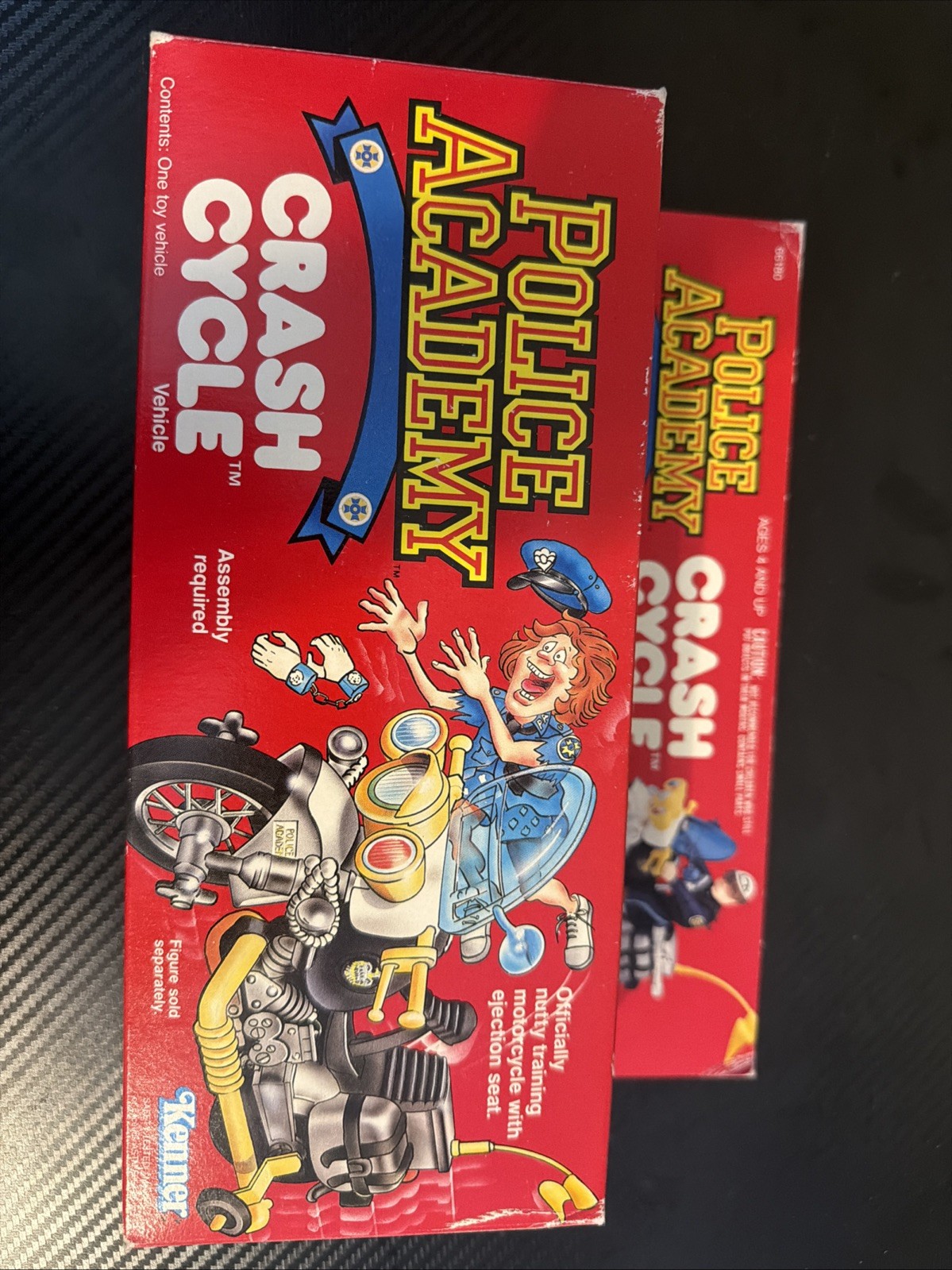 Vintage Police Academy CRASH CYCLE (Kenner, 1989) Sealed Brand New CIB