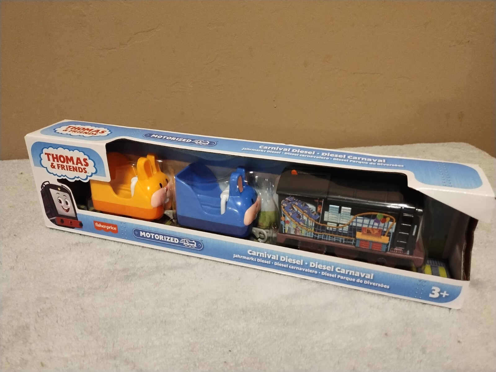 Thomas And Friends Motorized Train Carnival Diesel ~NEW