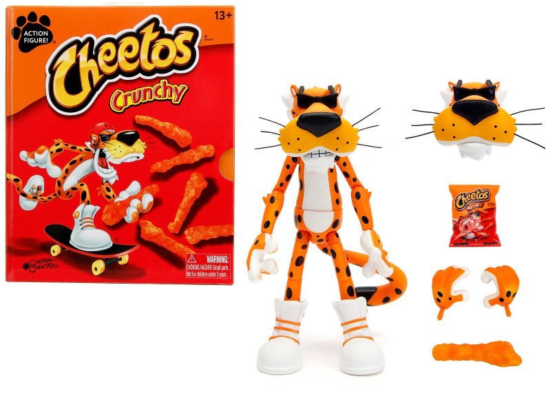 CHESTER CHEETAH 5.5&Prime; CHEETOS ACTION FIGURE W/ACCESSORIES BY JADA 34048