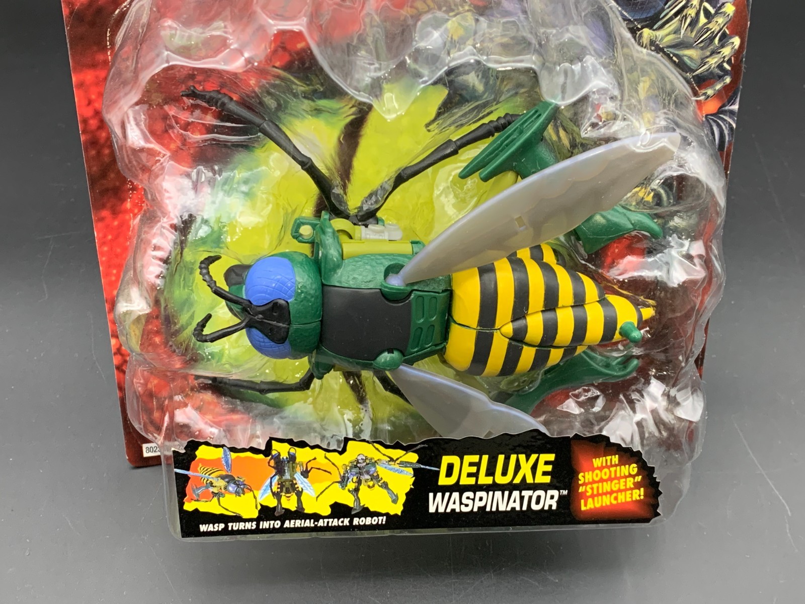 Transformers Beast Wars 1995 Deluxe Waspinator Rock Bubble First Release