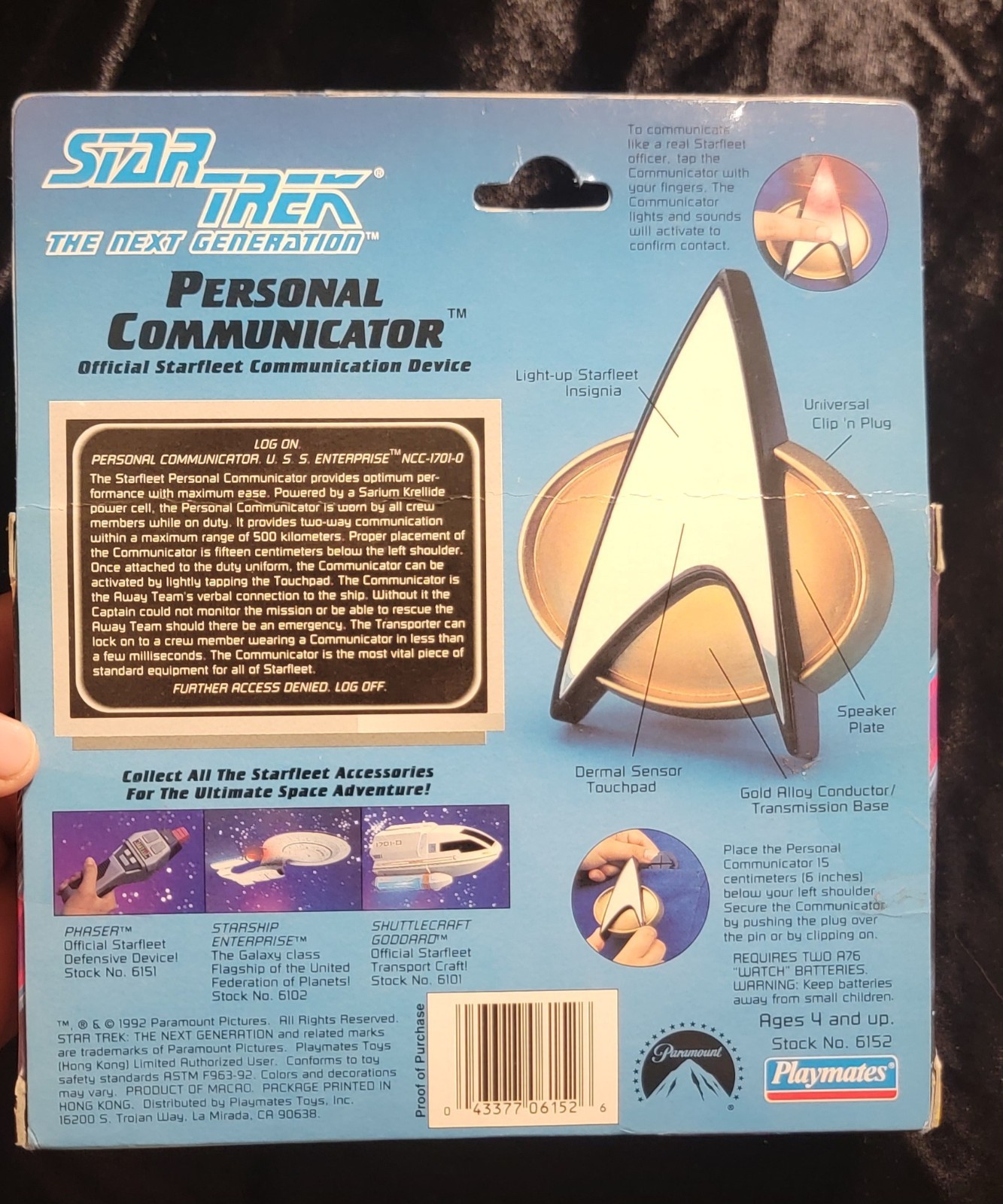 Playmates Star Trek Next Generation Personal Communicator Collector’s Edition