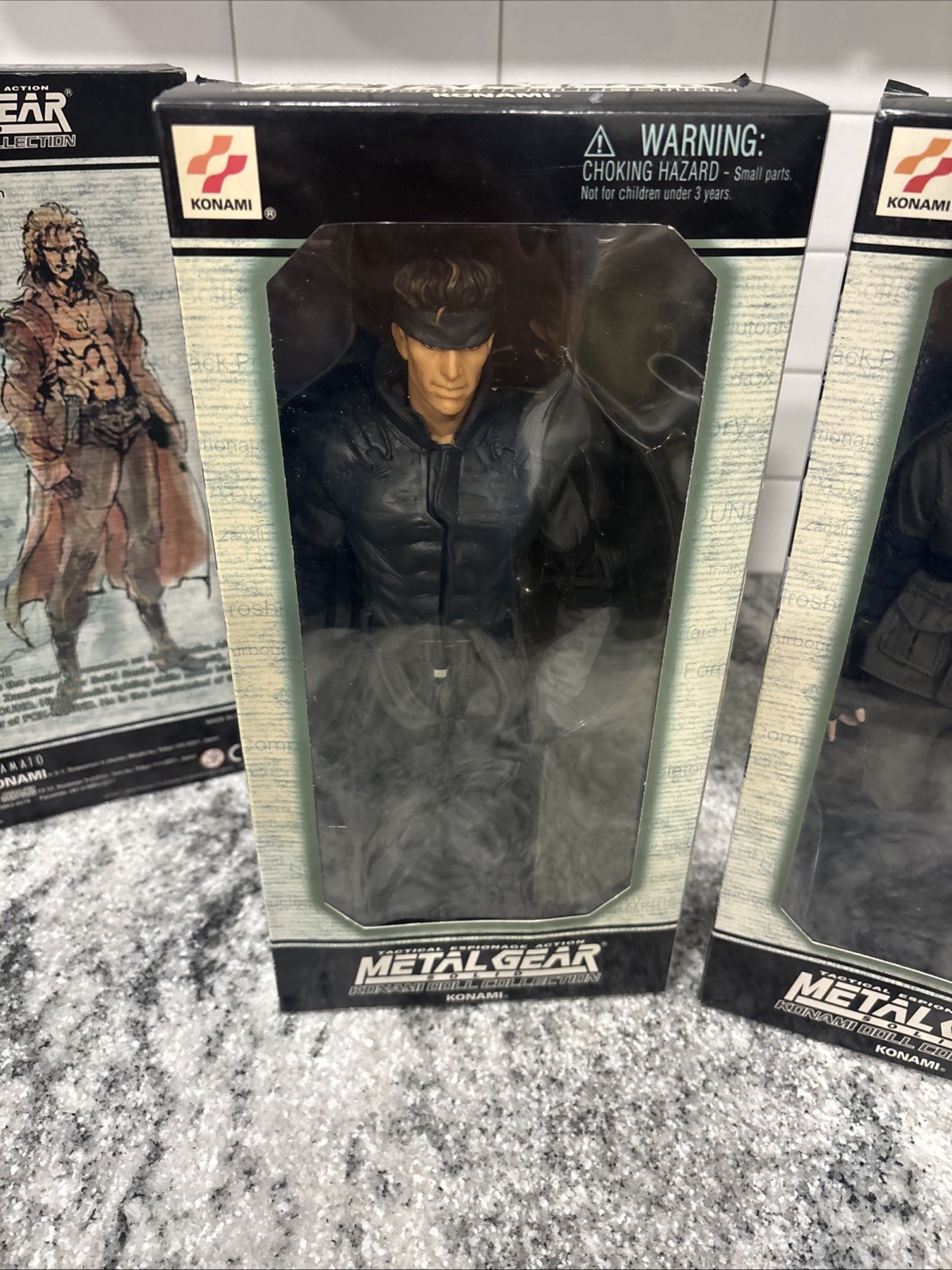 Metal Gear Solid Konami Doll Collection 12&Prime; Solid Snake, Liquid Snake & Sniper W