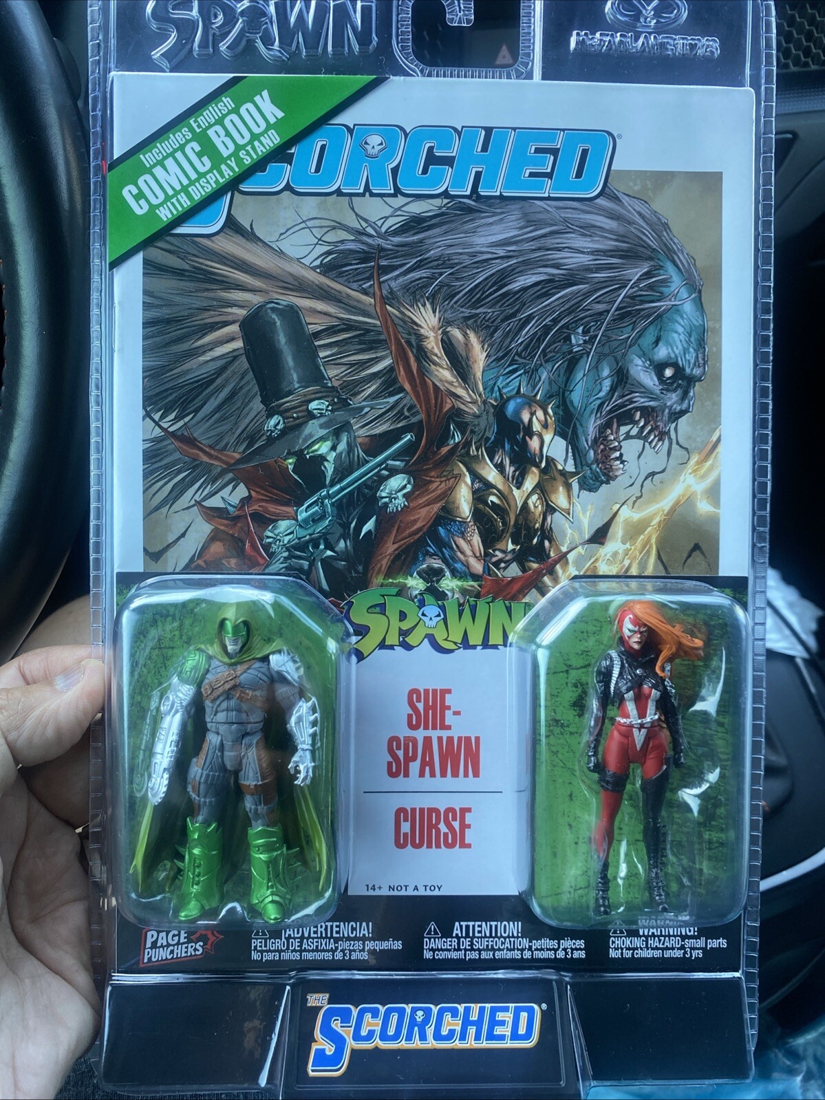 Page Punchers She-Spawn & Curse 3in. Figures with Comic Book New in Package