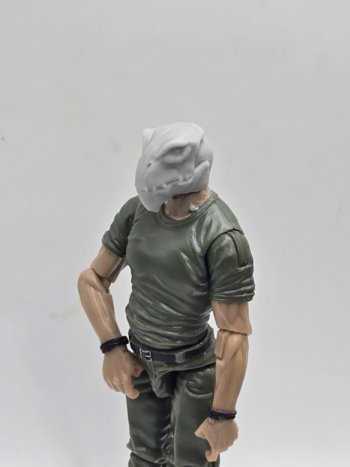 3d Printed DESSAN HEAD 1:18 3 3/4&Prime; GI Joe 25th Anniversary B102