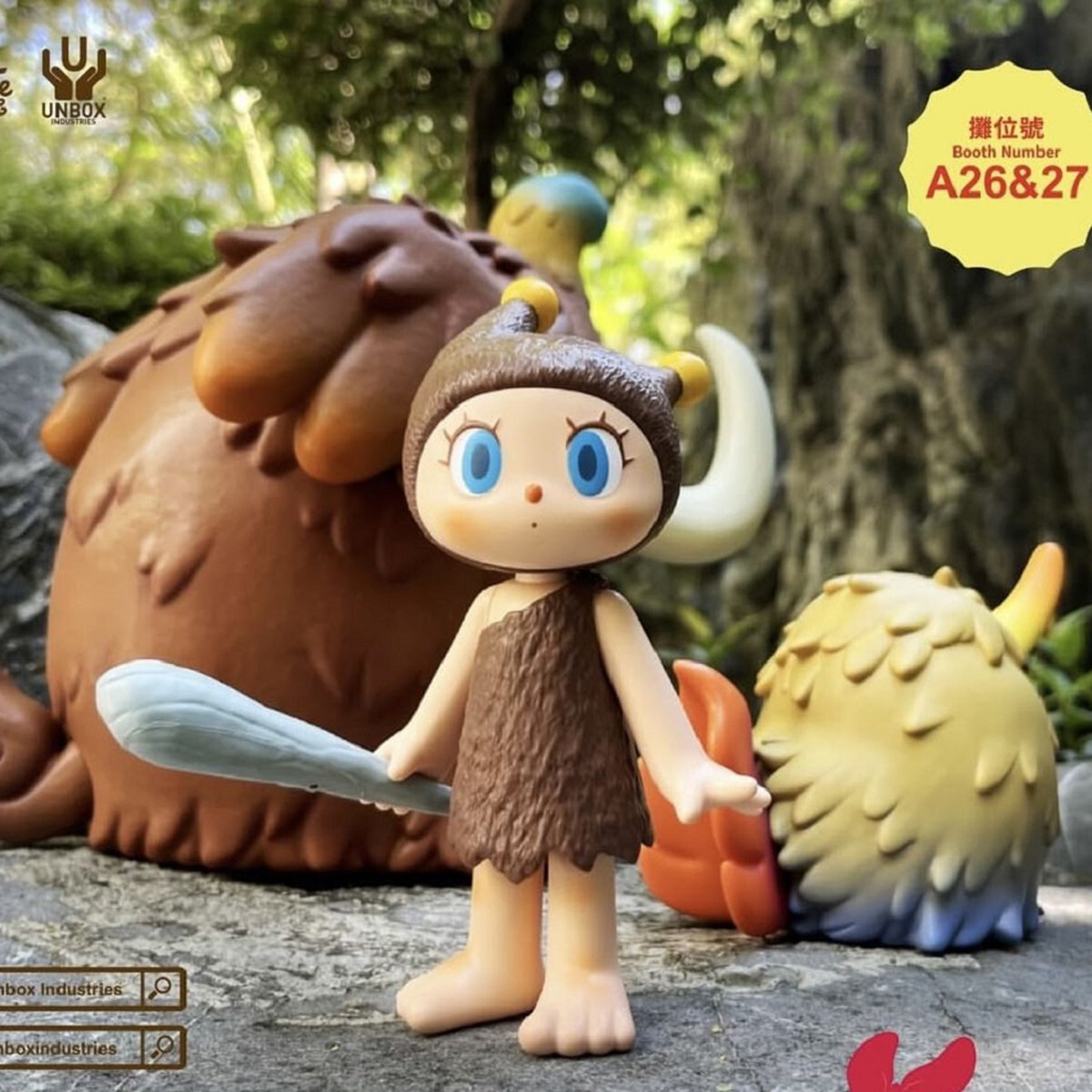 UNBOX STONE AGE GREENIE SOFT VINYL Figures SOFUBI 2024 TTF Limited
