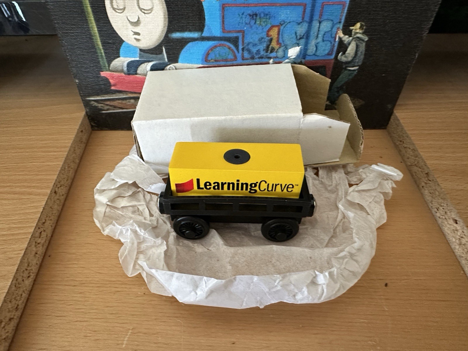 Learning Curve Wooden Promo Thomas the Train Learning Curve Cargo Car! New