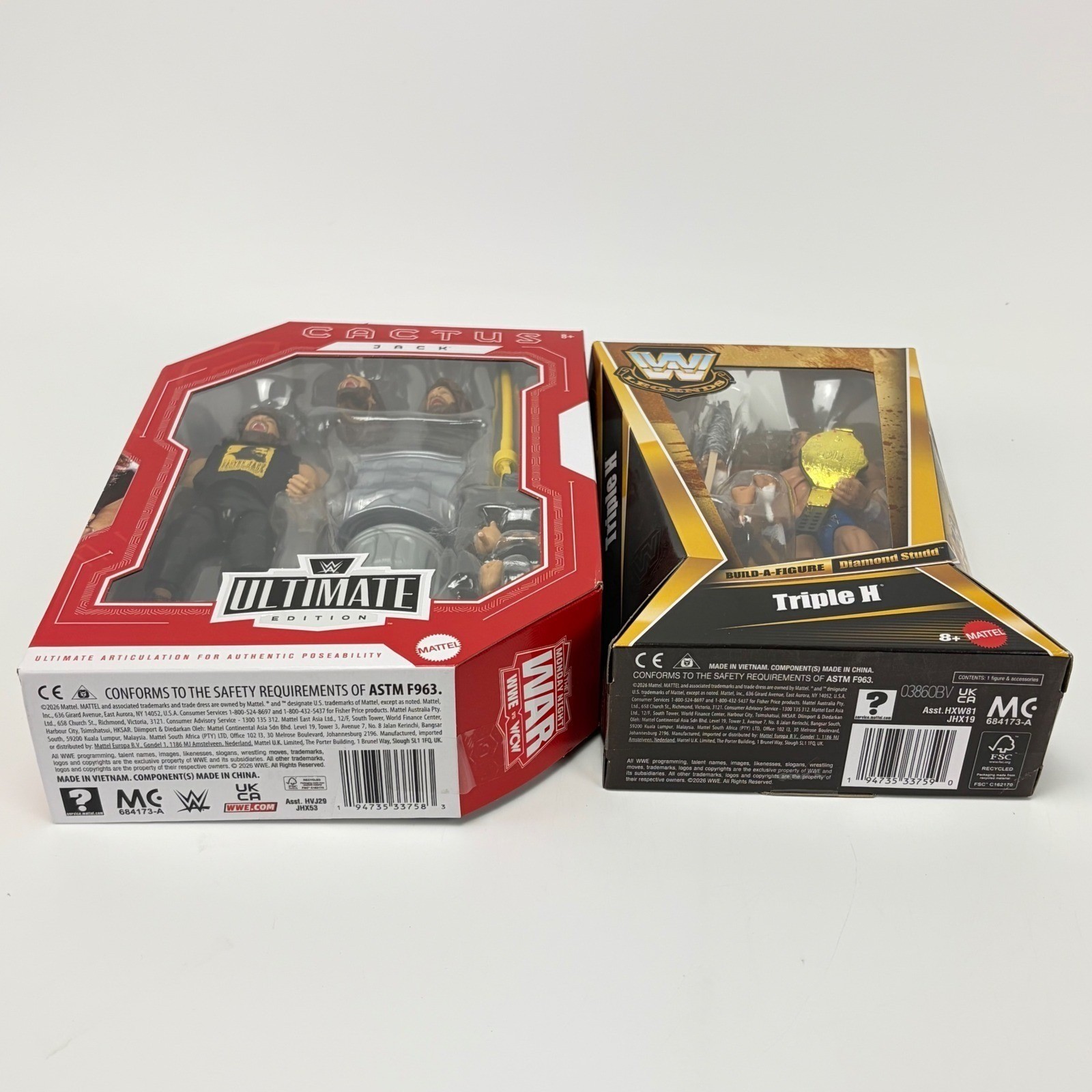 WWE Mattel Ultimate Edition Cactus Jack & Legends Series 31 Triple H Figures New