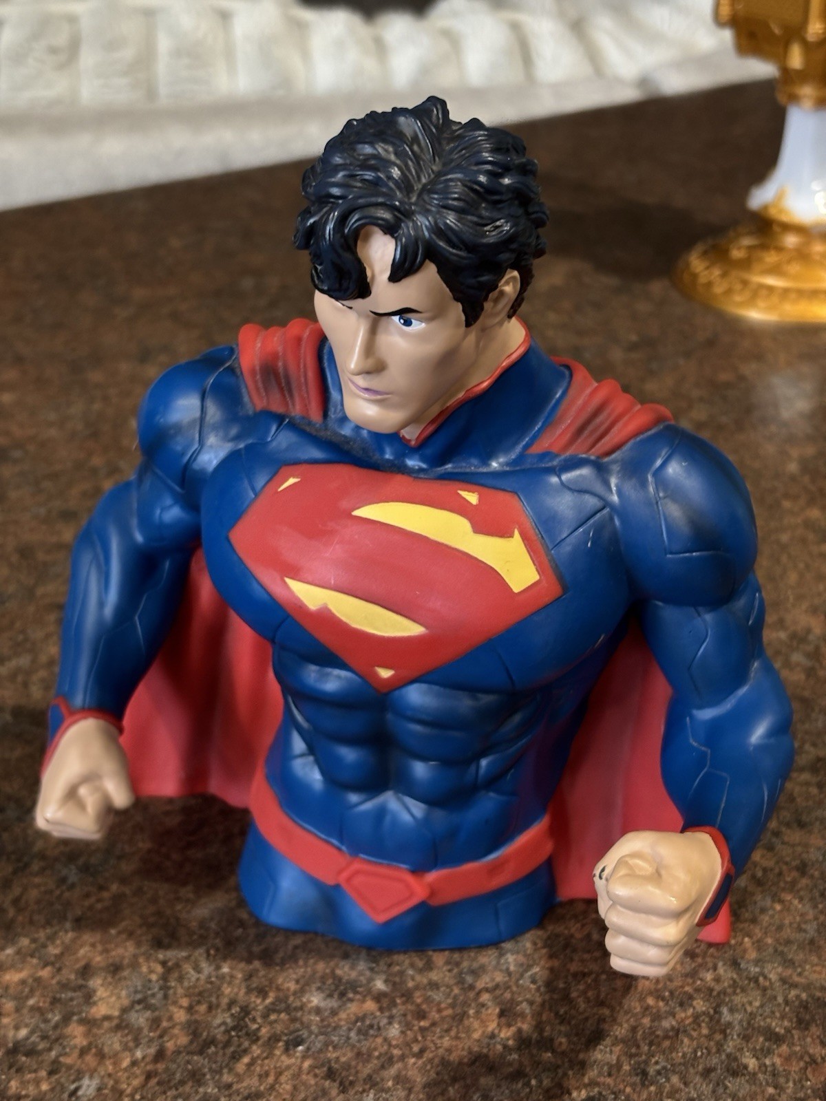 Monogram Superman DC Comics New 52 2014 Diamond Select Bust Coin Bank