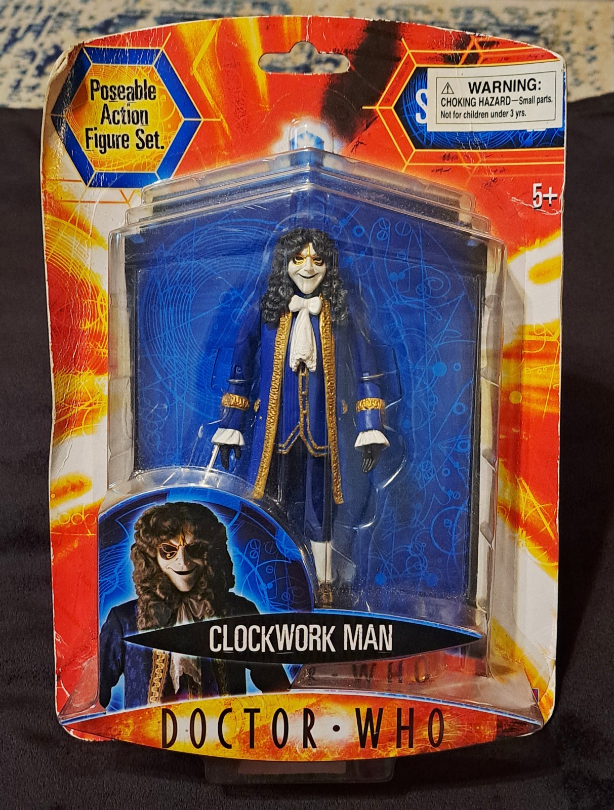 BNIB DOCTOR DR WHO BBC SERIES 2 CLOCKWORK MAN TOY ACTION FIGURE CHARACTER BLUE