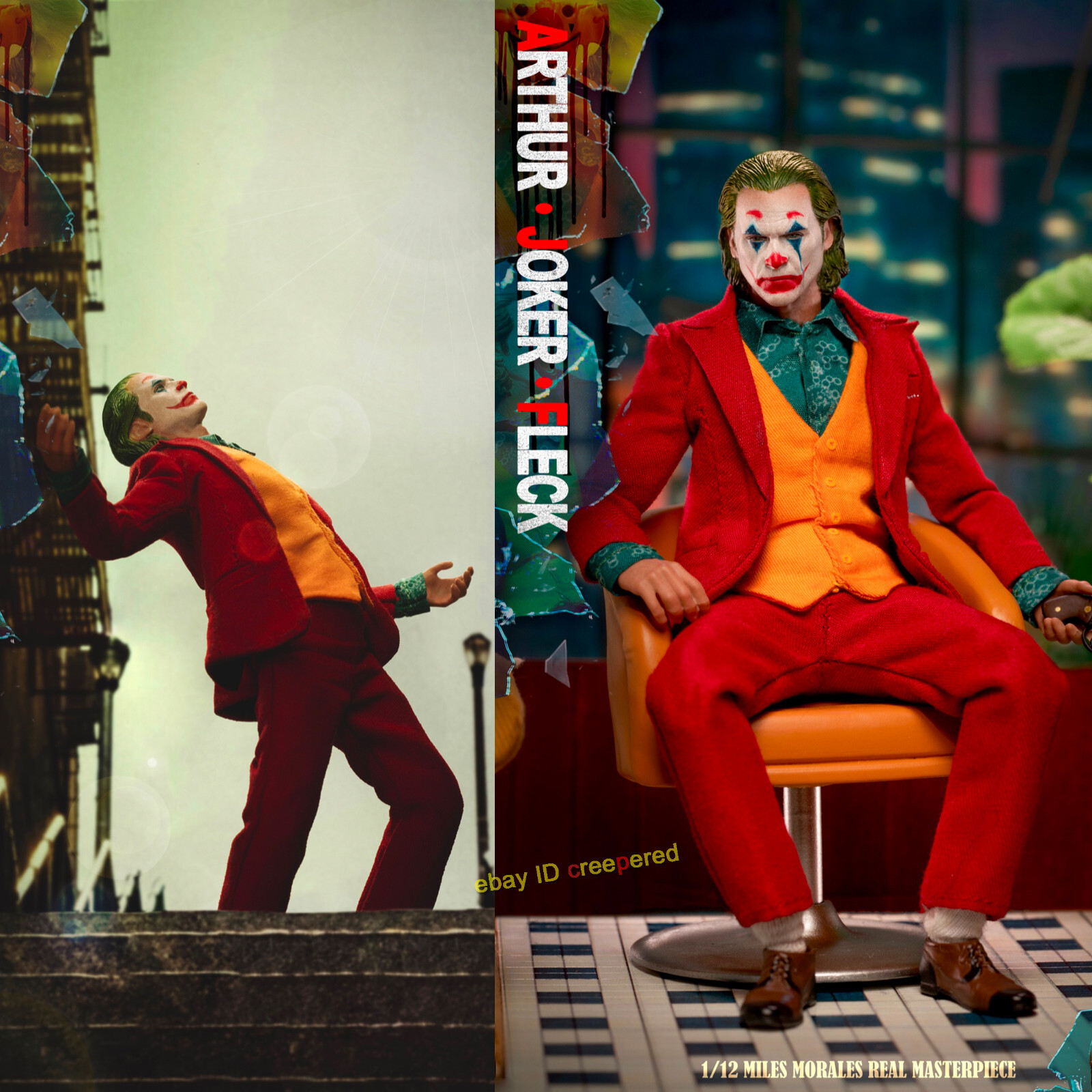 Patriot Studio 1/12 The Joker Joaquin Phoenix Action Figure 6 » male IN STOCK