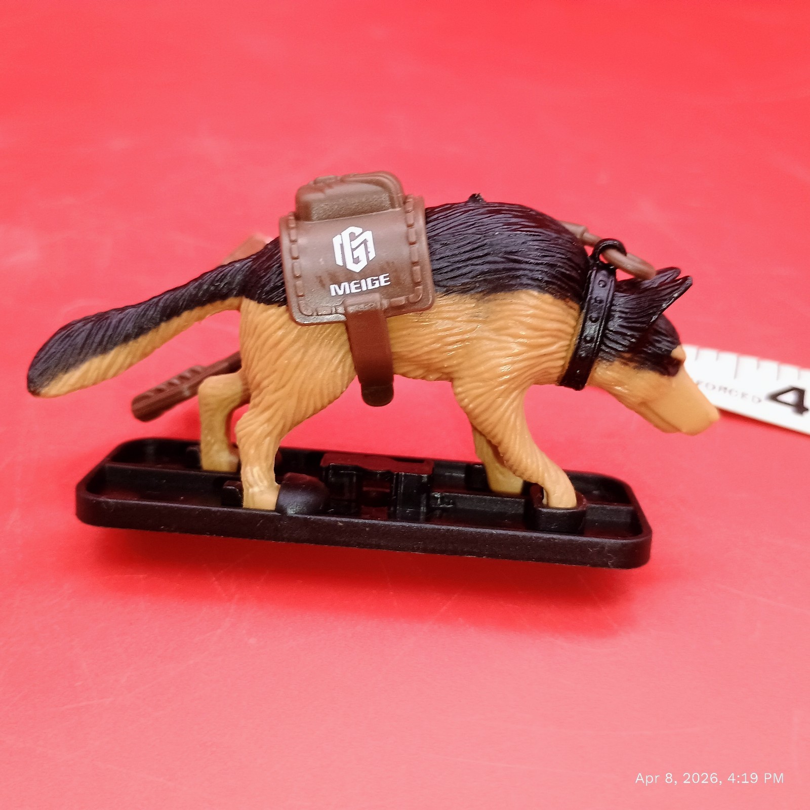 German Shepard Dog Accessory W/ U.S. Army Satchel Unsure Brand