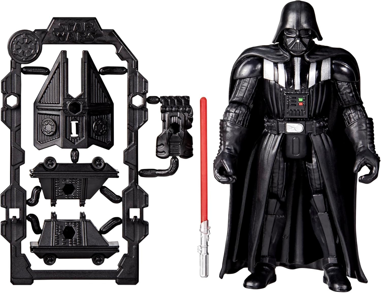 Actionverse Darth Vader 4.5-Inch Action Figure & Accessories, Reusable Accessory
