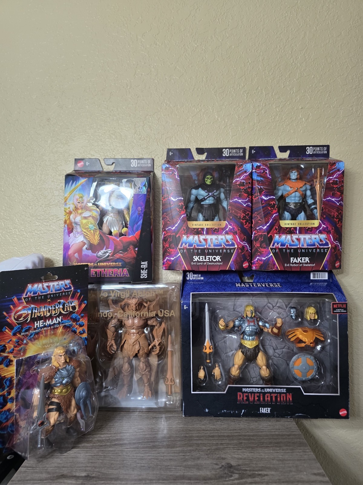 He-Man MOTU Mixed Collection Lot of 6 Abloh & Masterverse.