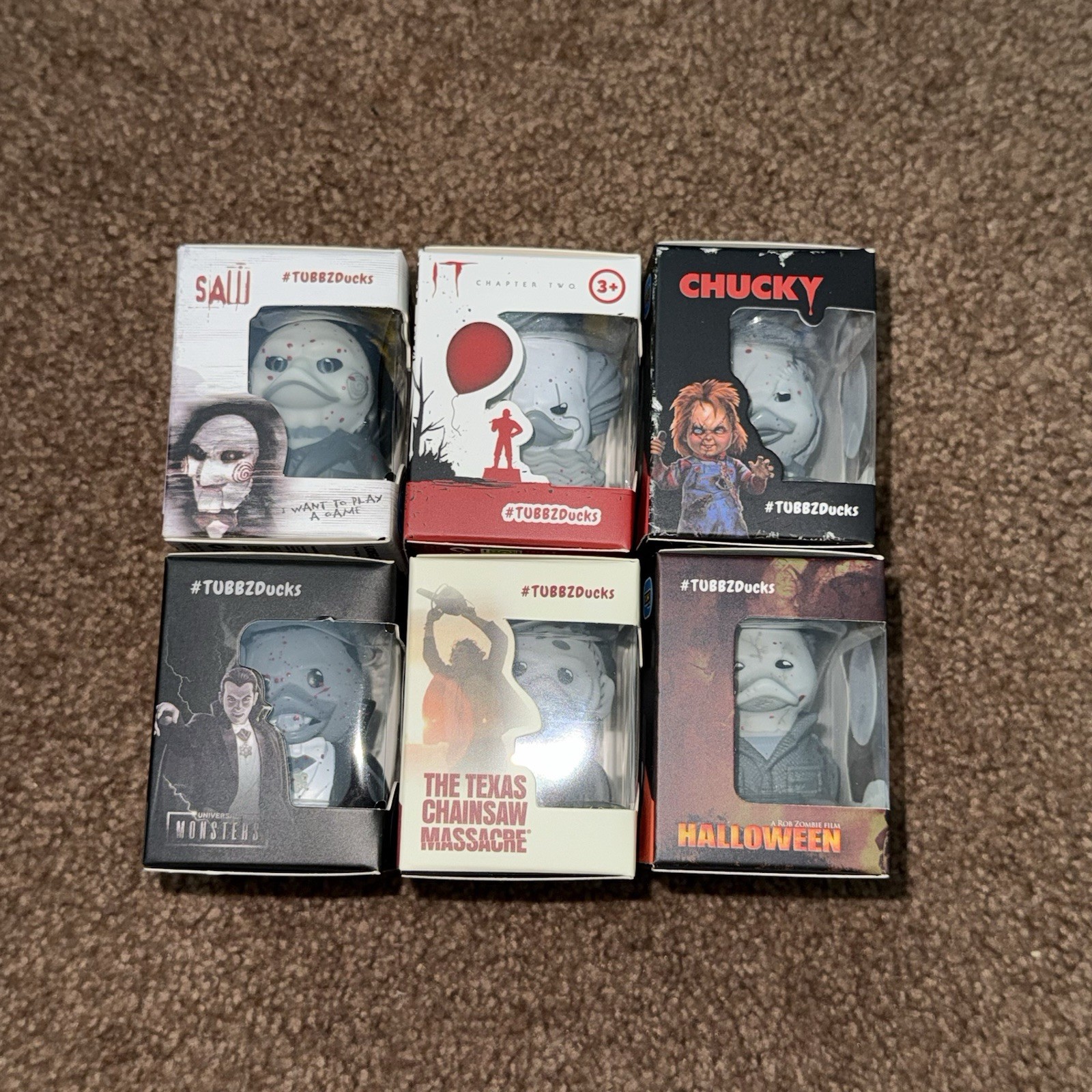 Five Below Exclusive Black & White Horror Mini Tubbz Bundle